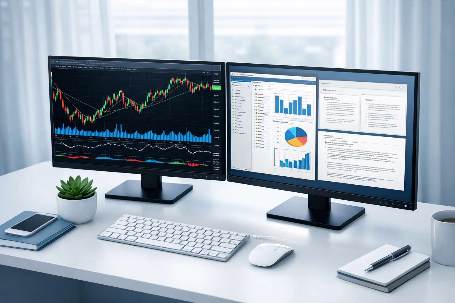 Home office setup for remote bookkeeping services and small business tax preparation