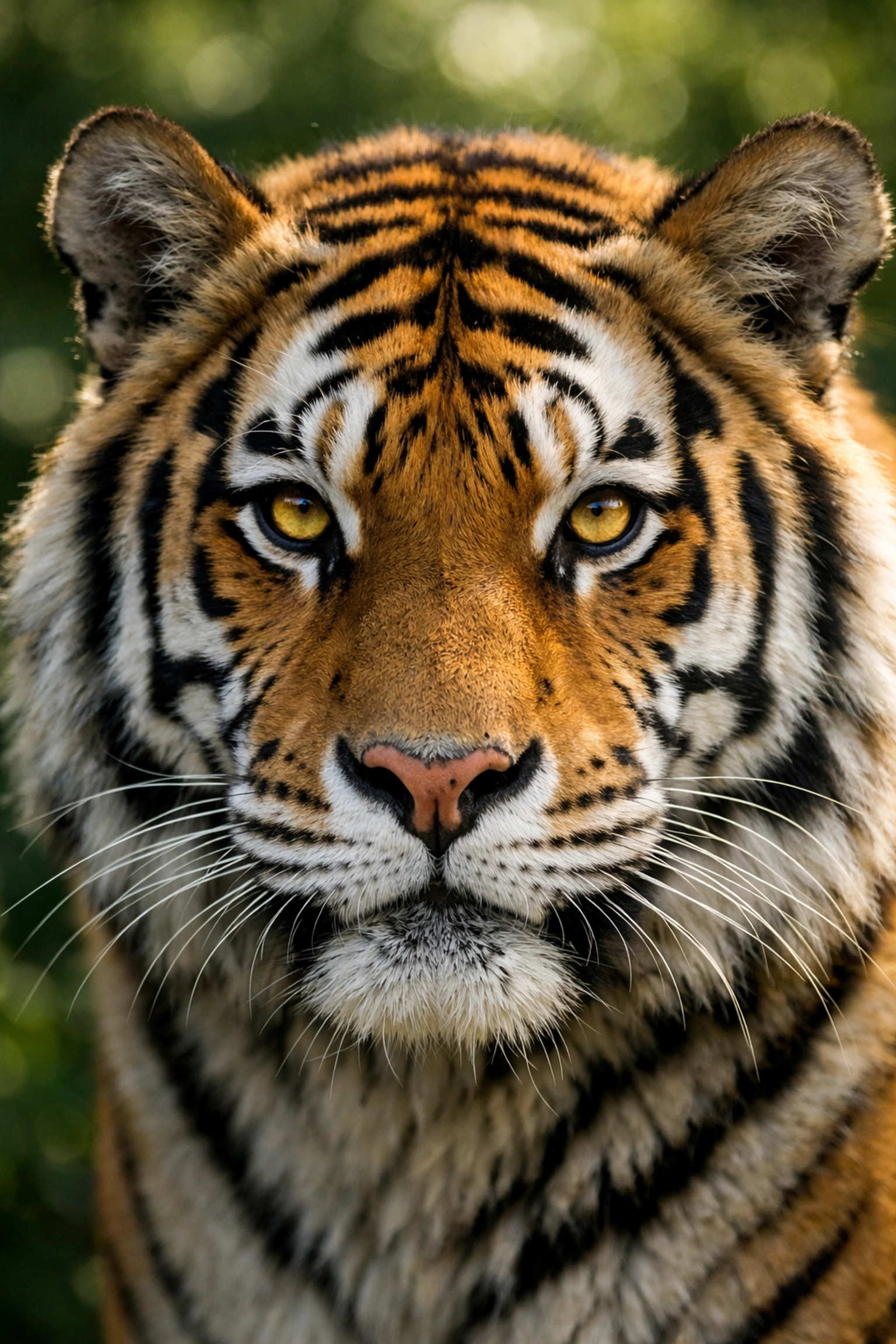 Close-up tiger portrait showing personality in eyes for authentic zoo marketing photography