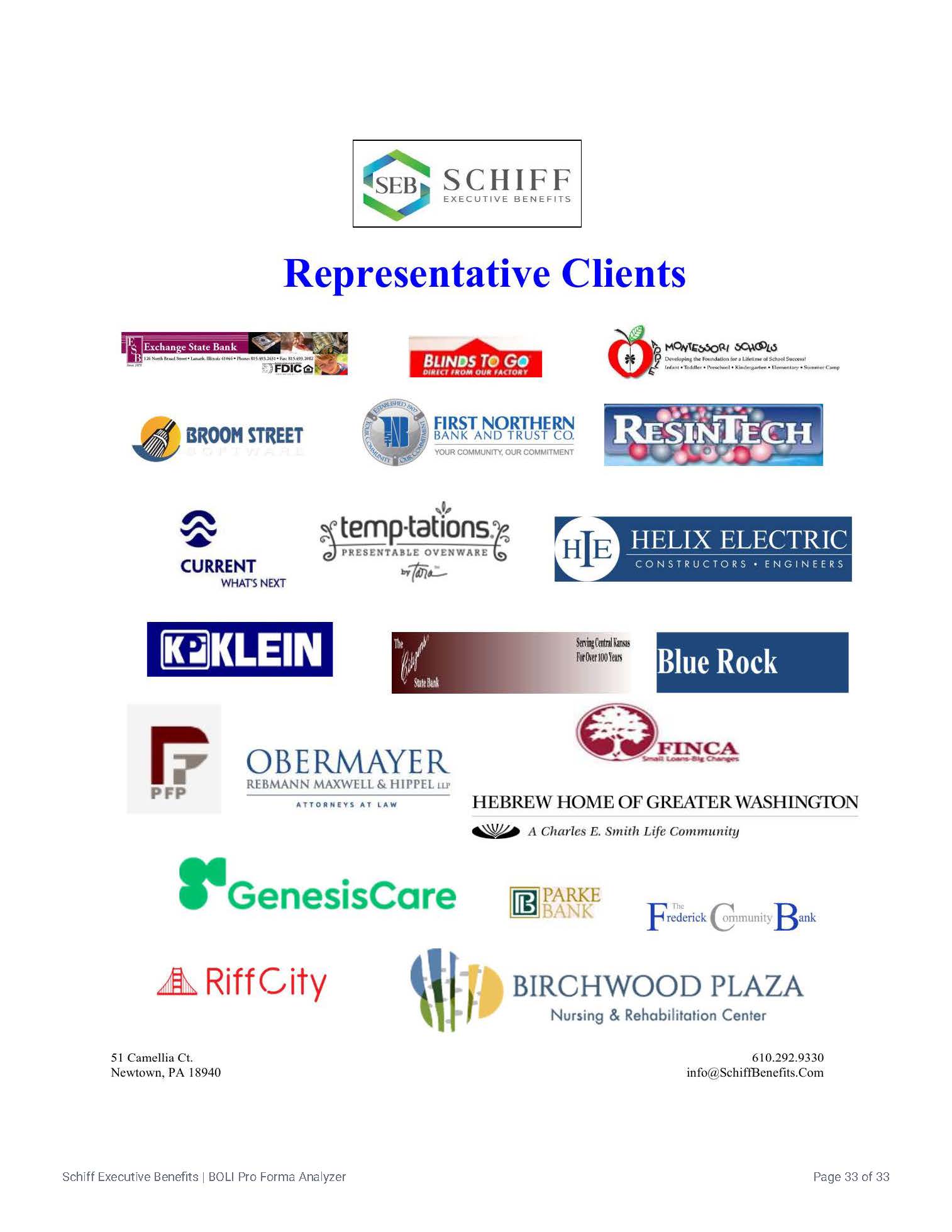 Representative Clients