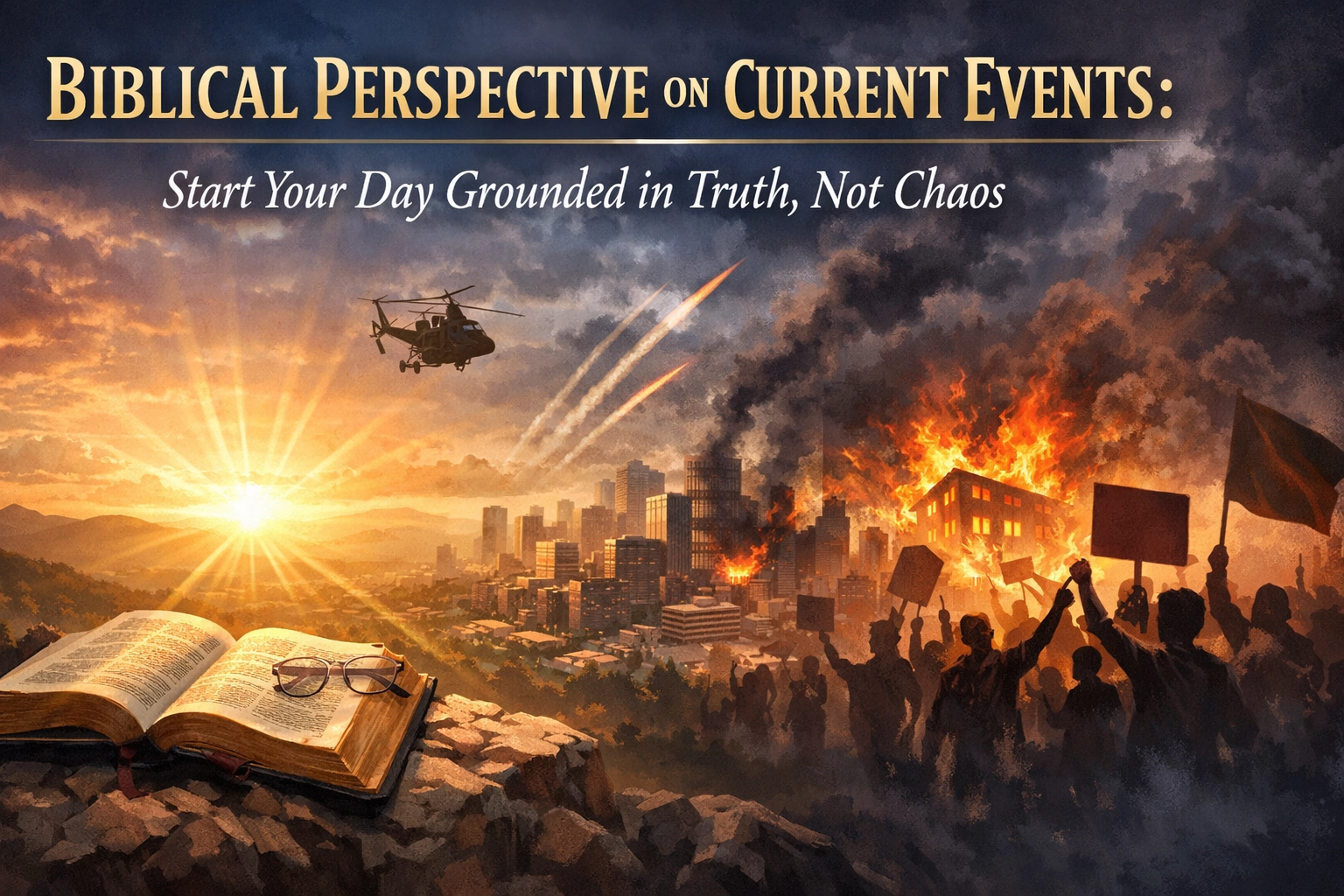 [HERO] Biblical Perspective on Current Events: Start Your Day Grounded in Truth, Not Chaos