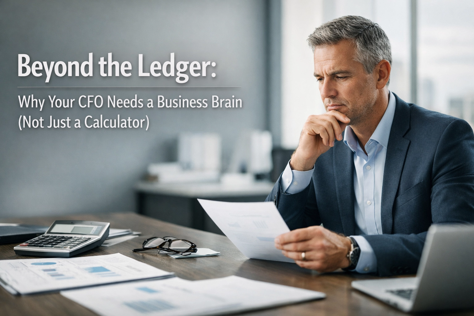 [HERO] Beyond the Ledger: Why Your CFO Needs a Business Brain (Not Just a Calculator)