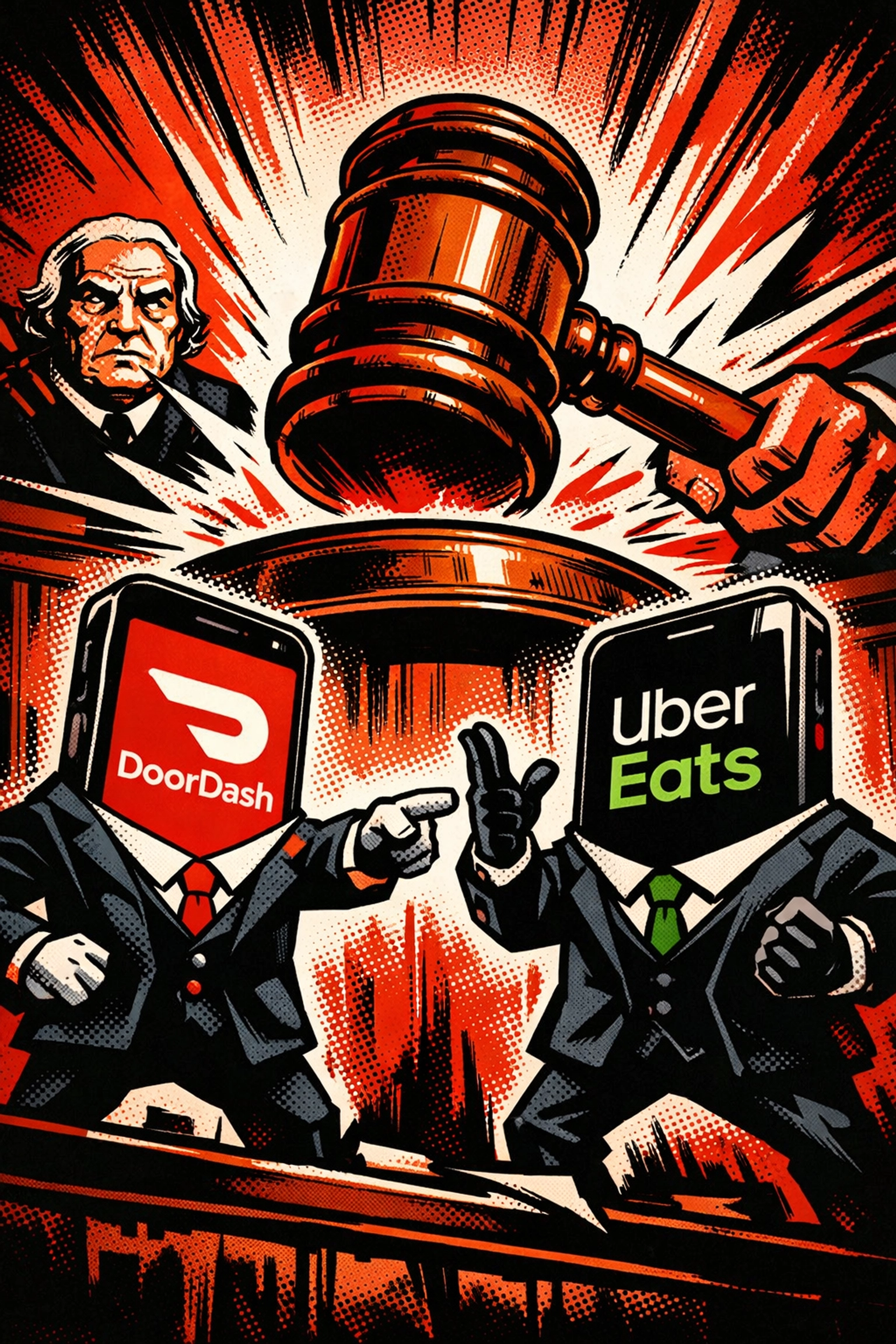 DoorDash and Uber Eats legal battle against NYC mandatory pre-checkout tipping law