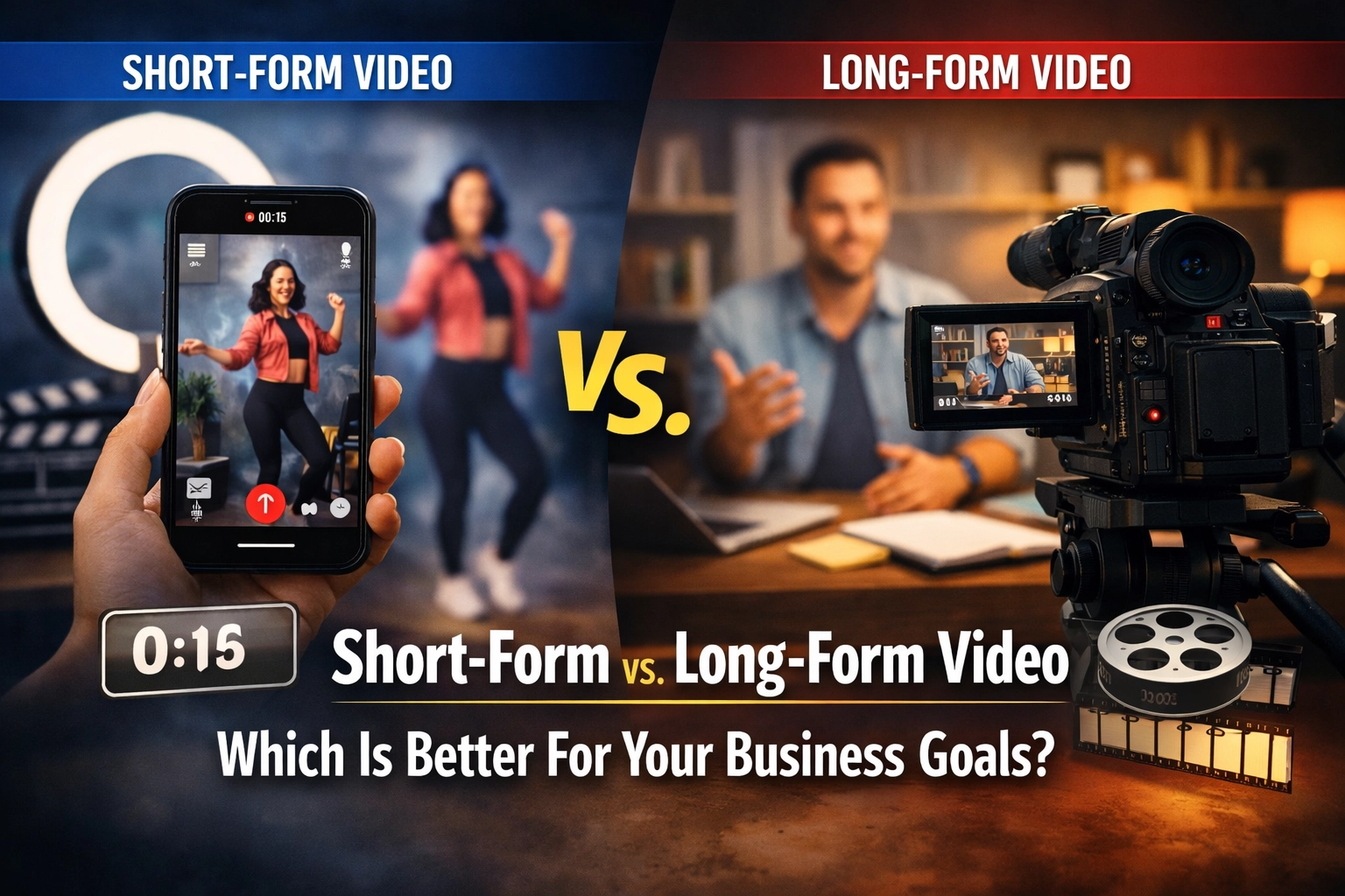 [HERO] Short-Form vs. Long-Form Video: Which Is Better For Your Business Goals?