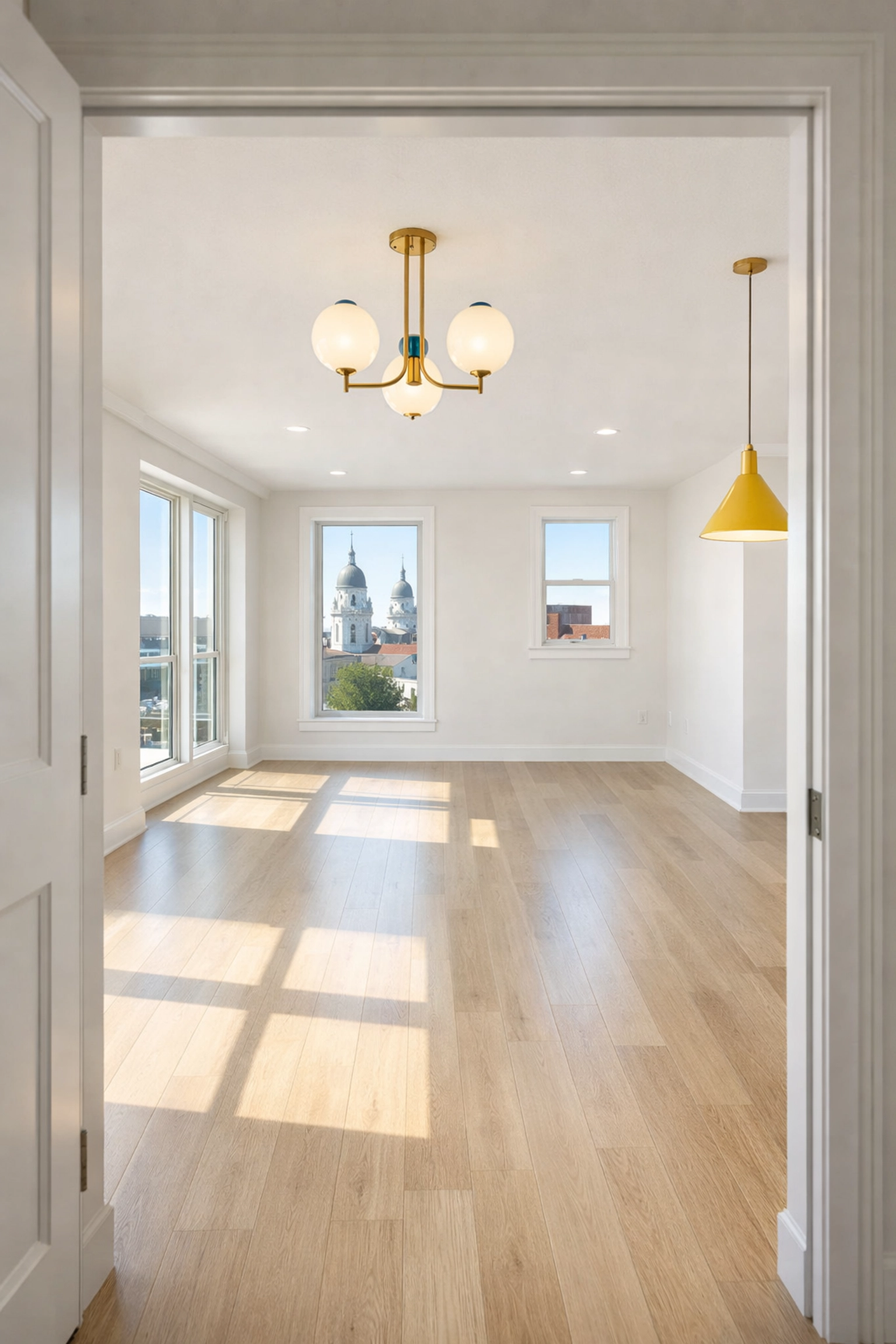 Immaculate vacant apartment near Union Station after move-out cleaning Worcester services for a secure deposit.