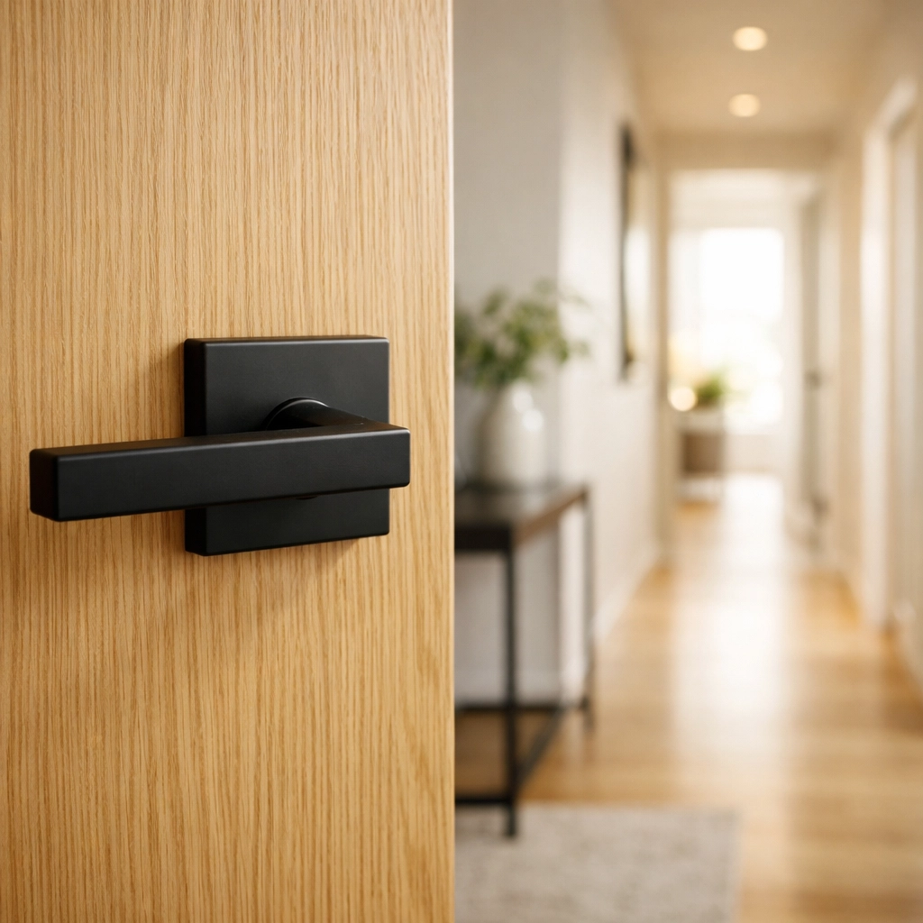 Modern finishes in a Detroit apartment unit ready for the next tenant after a professional turn.