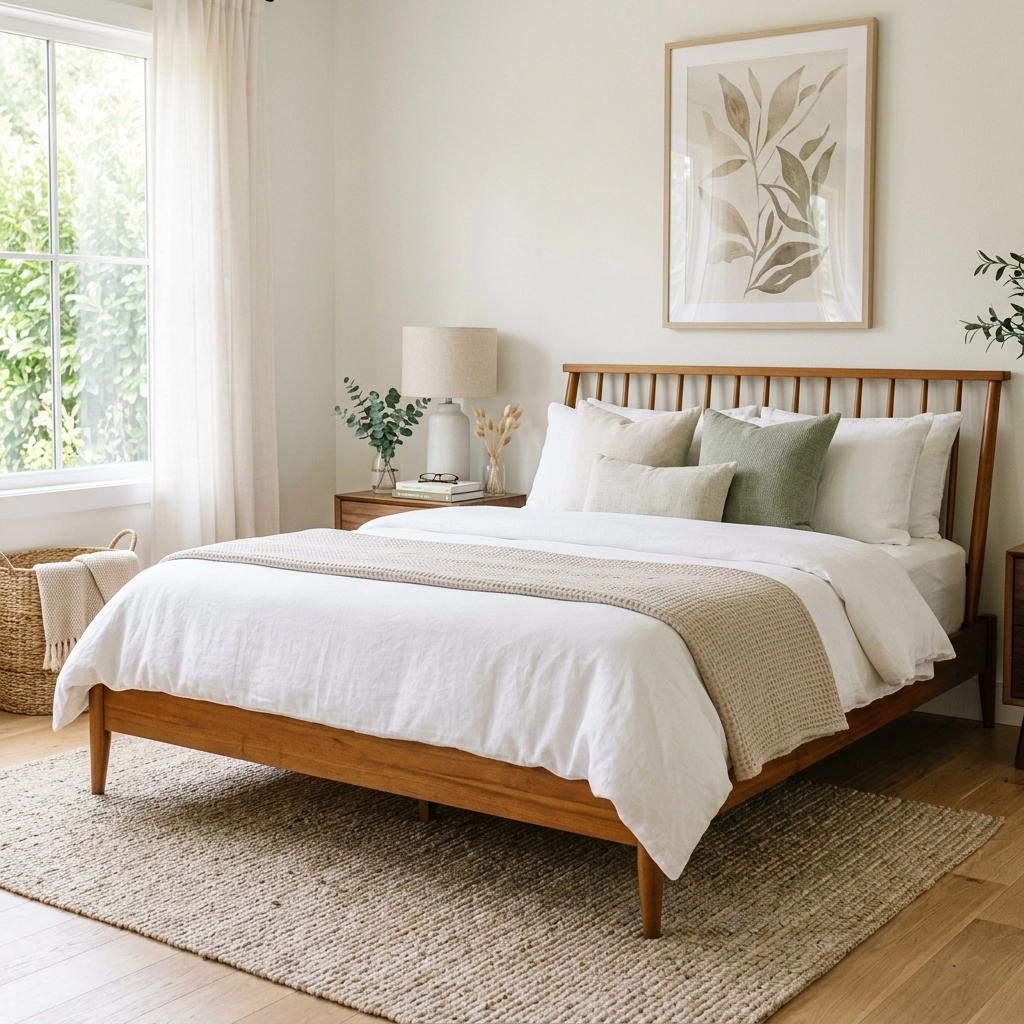 [HERO] Amazon Find: The Mid-Century Bed Frame Your Master Suite Is Begging For