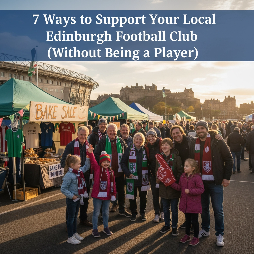 7 Ways to Support Your Local Edinburgh Football Club (Without Being a Player)