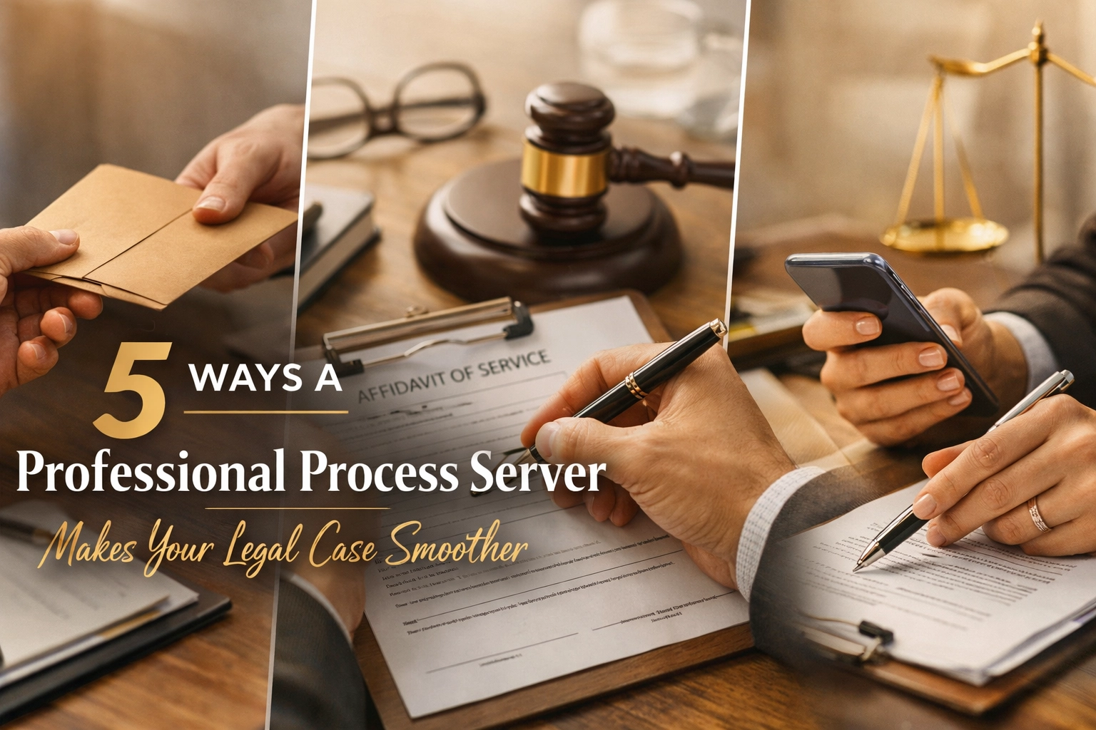[HERO] 5 Ways a Professional Process Server Makes Your Legal Case Smoother