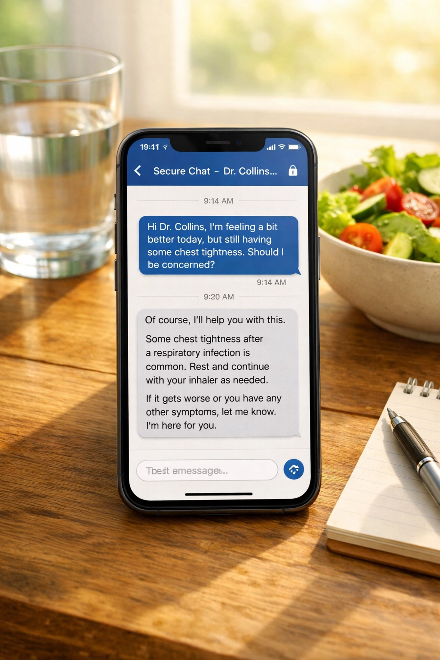 Online doctor consultation for weight loss medication via secure text messaging