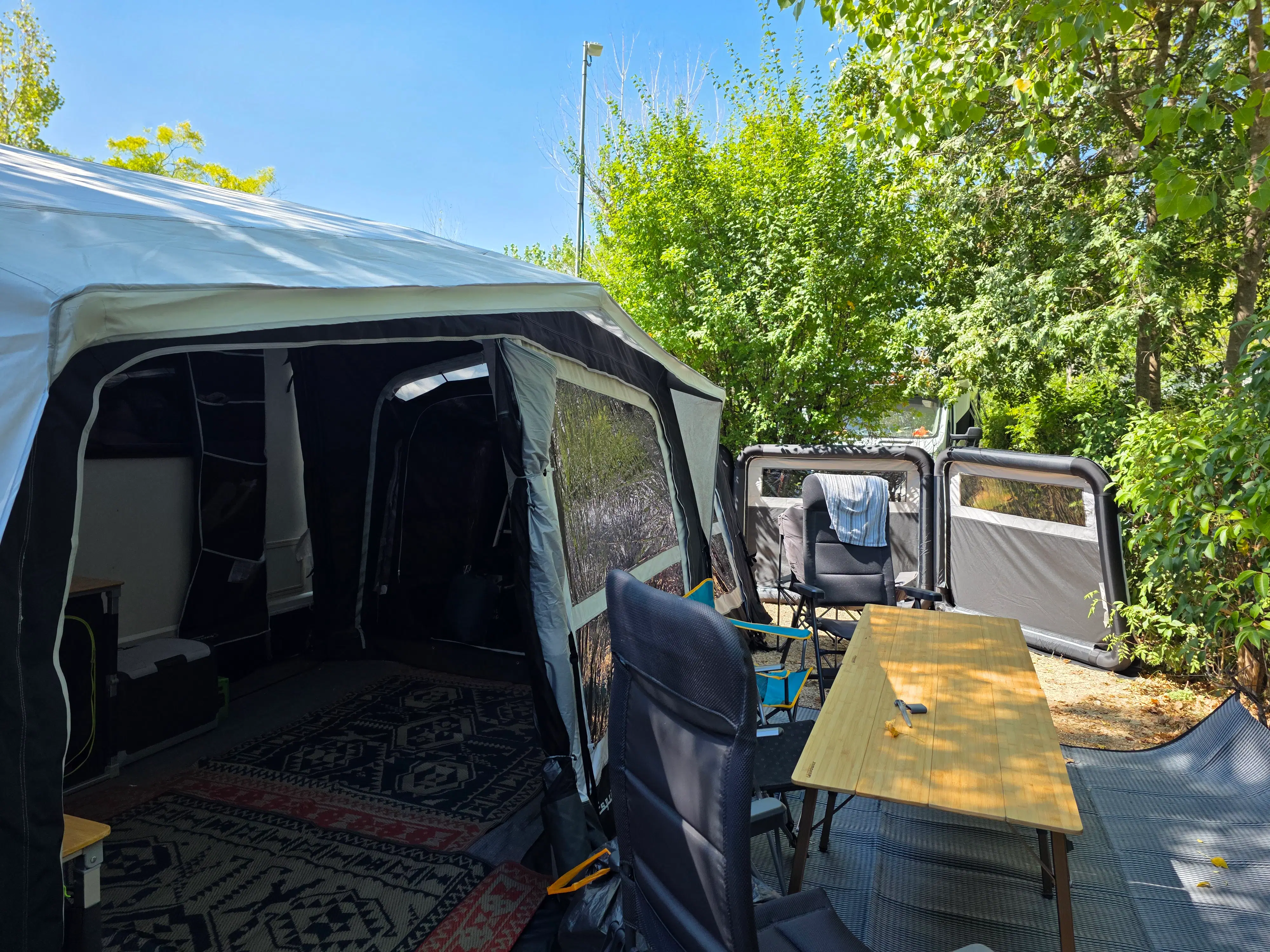 Our Caravan Setup in France