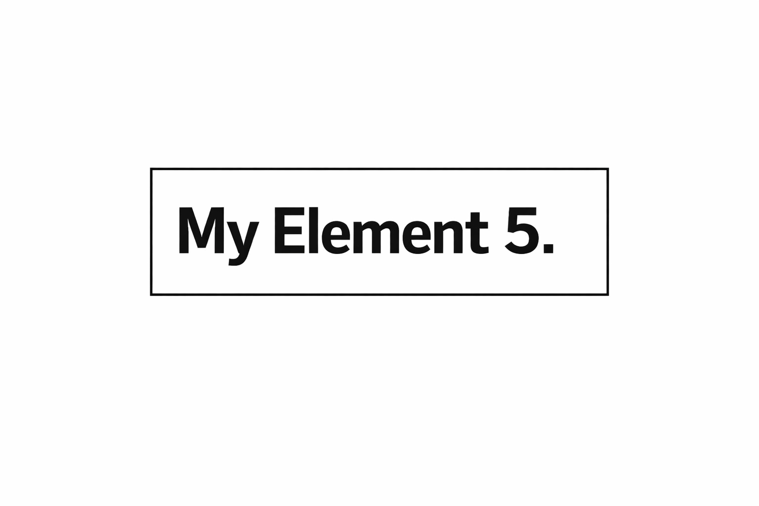 My Element 5 logo