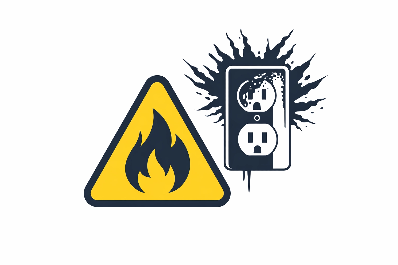 Brandschaden durch fehlerhafte DIY Smart Home Installation an Steckdose