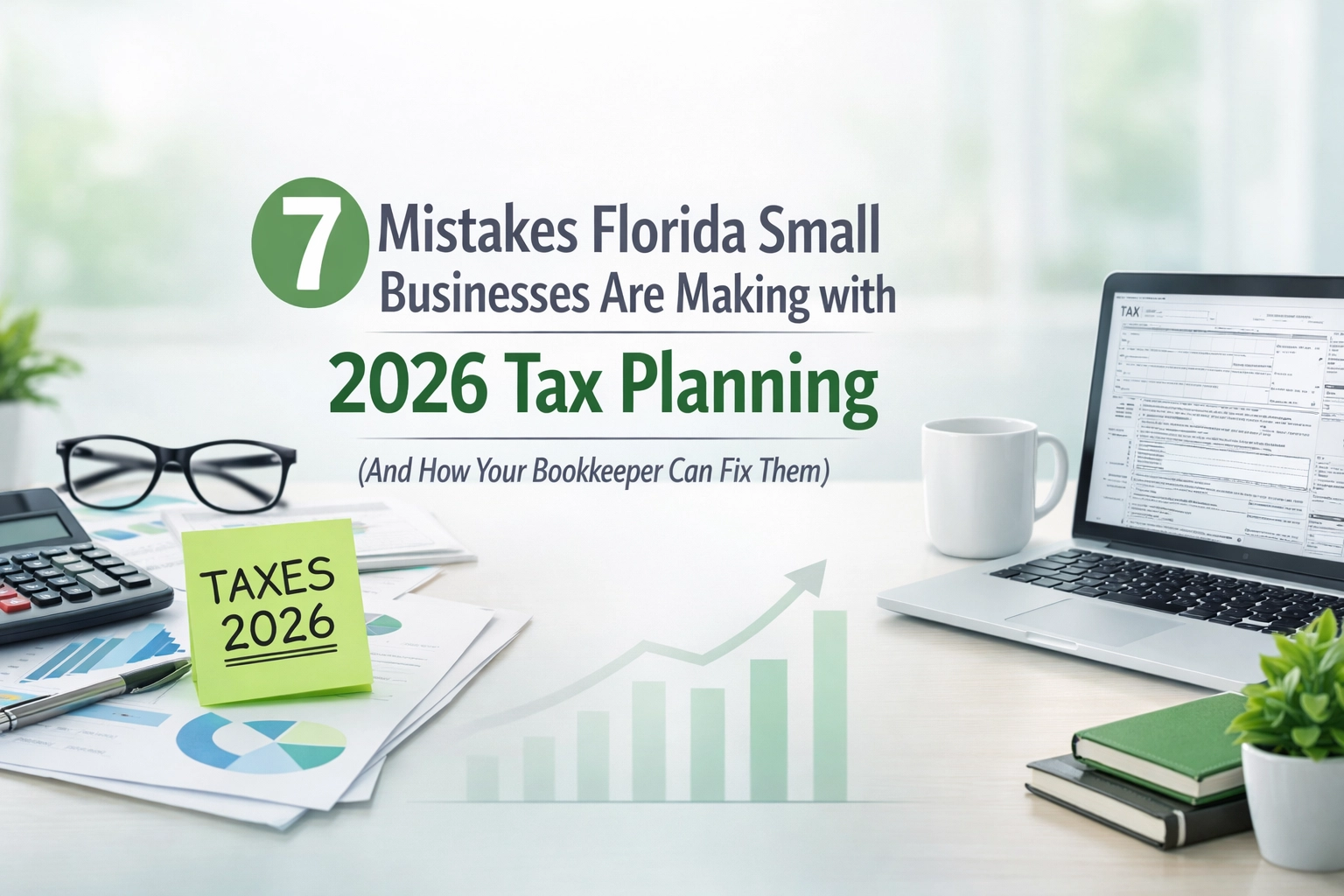 [HERO] 7 Mistakes Florida Small Businesses Are Making with 2026 Tax Planning (And How Your Bookkeeper Can Fix Them)