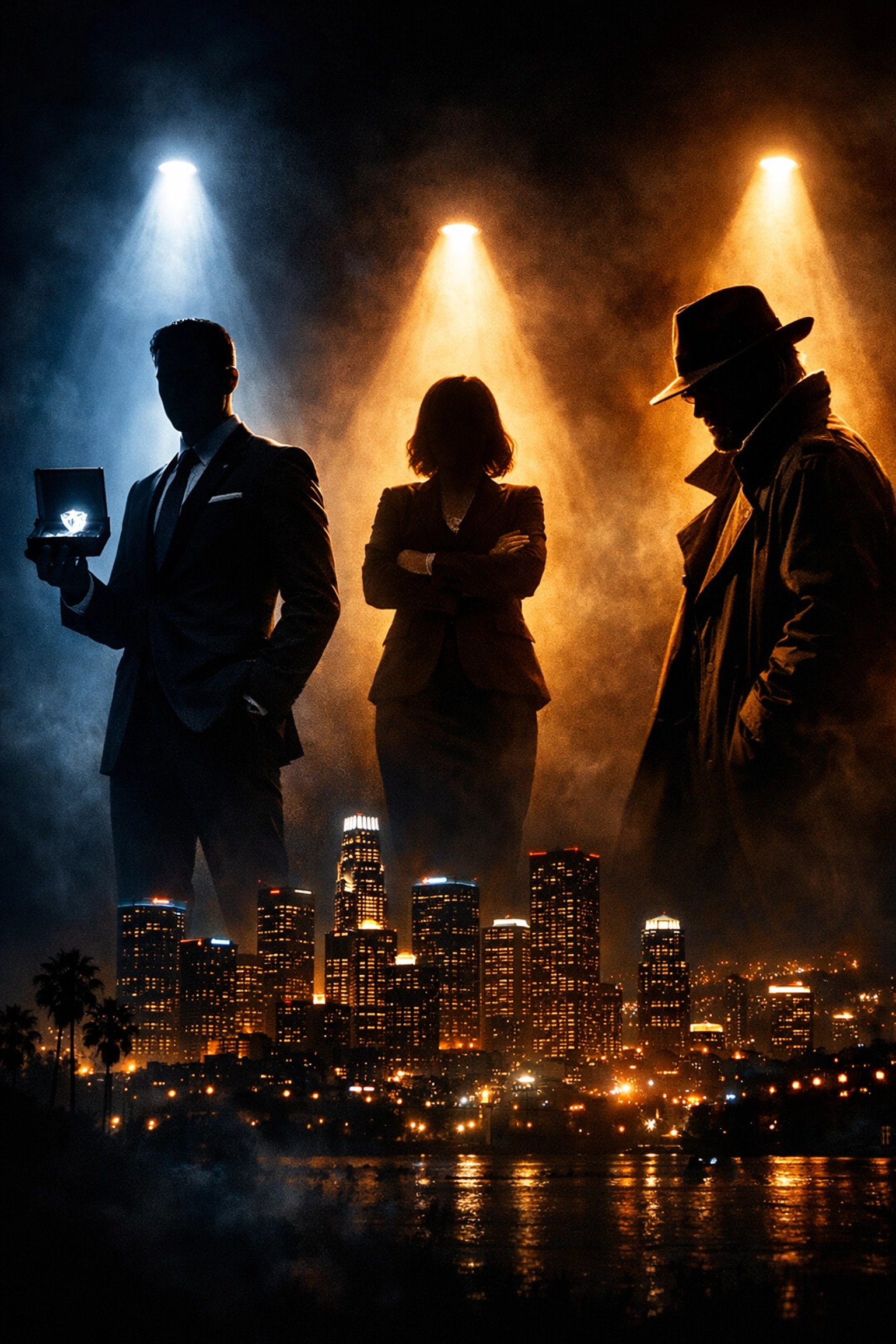 Crime 101 heist thriller featuring jewel thief, detective and broker in Los Angeles