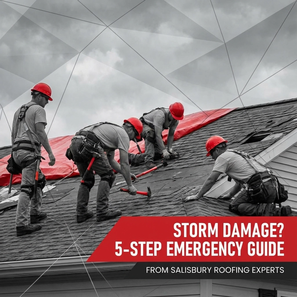 Storm Damage? Here's Your 5-Step Emergency Guide from Salisbury Roofing Experts