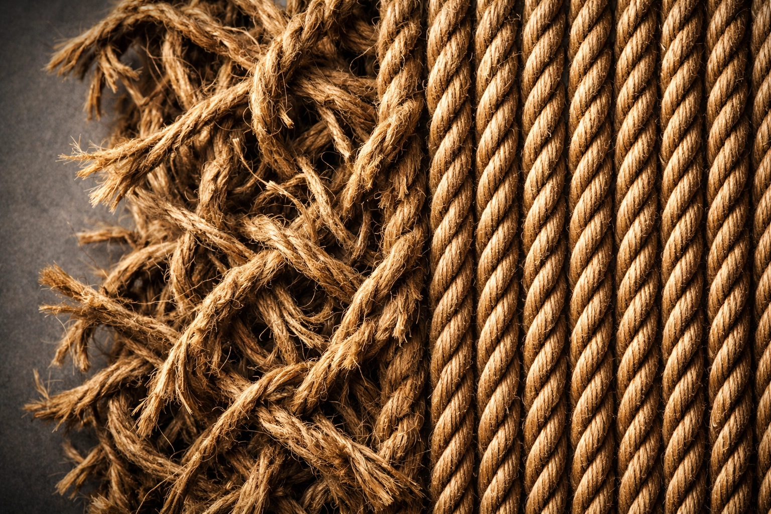 Visual comparison of disorganized scar tissue versus aligned healthy collagen fibers after IASTM therapy