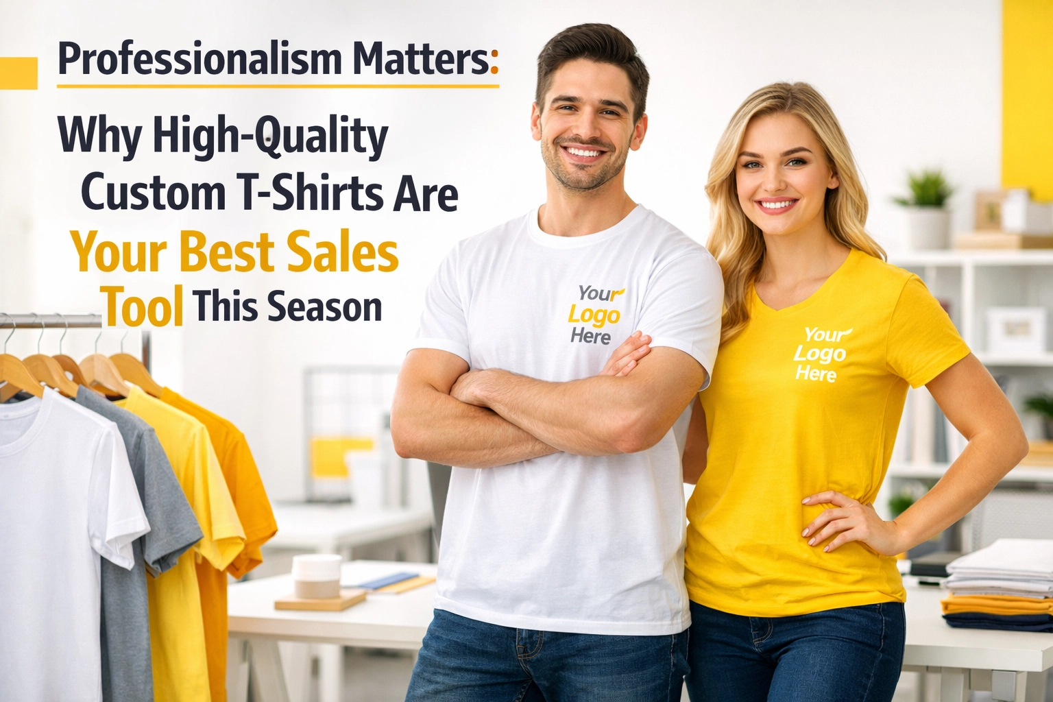 [HERO] Professionalism Matters: Why High-Quality Custom T-Shirts Are Your Best Sales Tool This Season