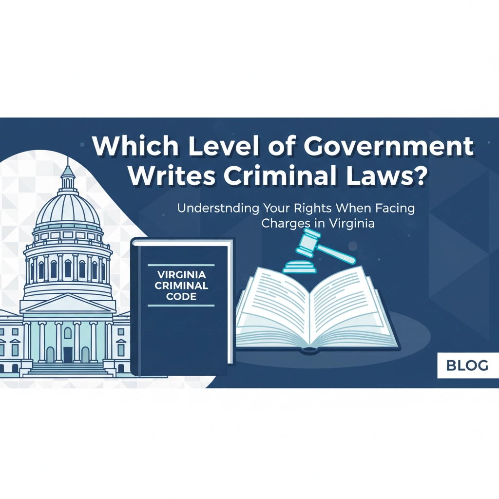 Which Level of Government Writes Criminal Laws? Understanding Your Rights When Facing Charges in Virginia