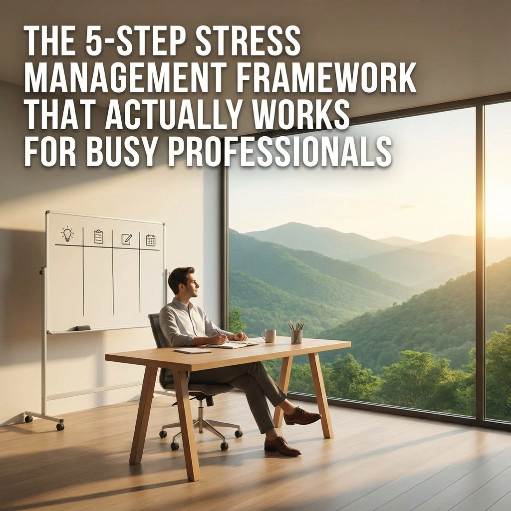 The 5-Step Stress Management Framework That Actually Works for Busy Professionals