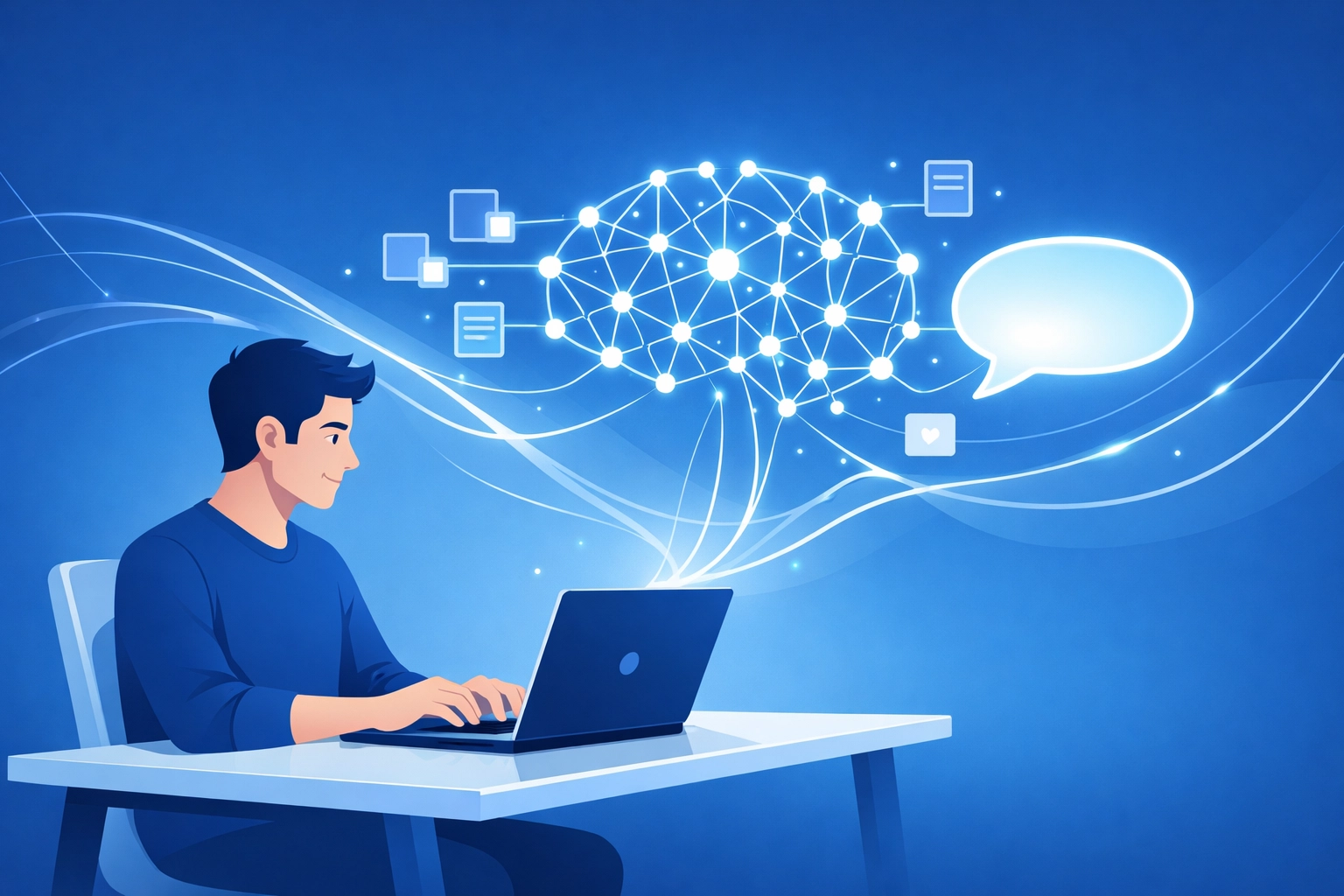 Illustration of Generative Engine Optimization (GEO) processes for AI-driven search results.