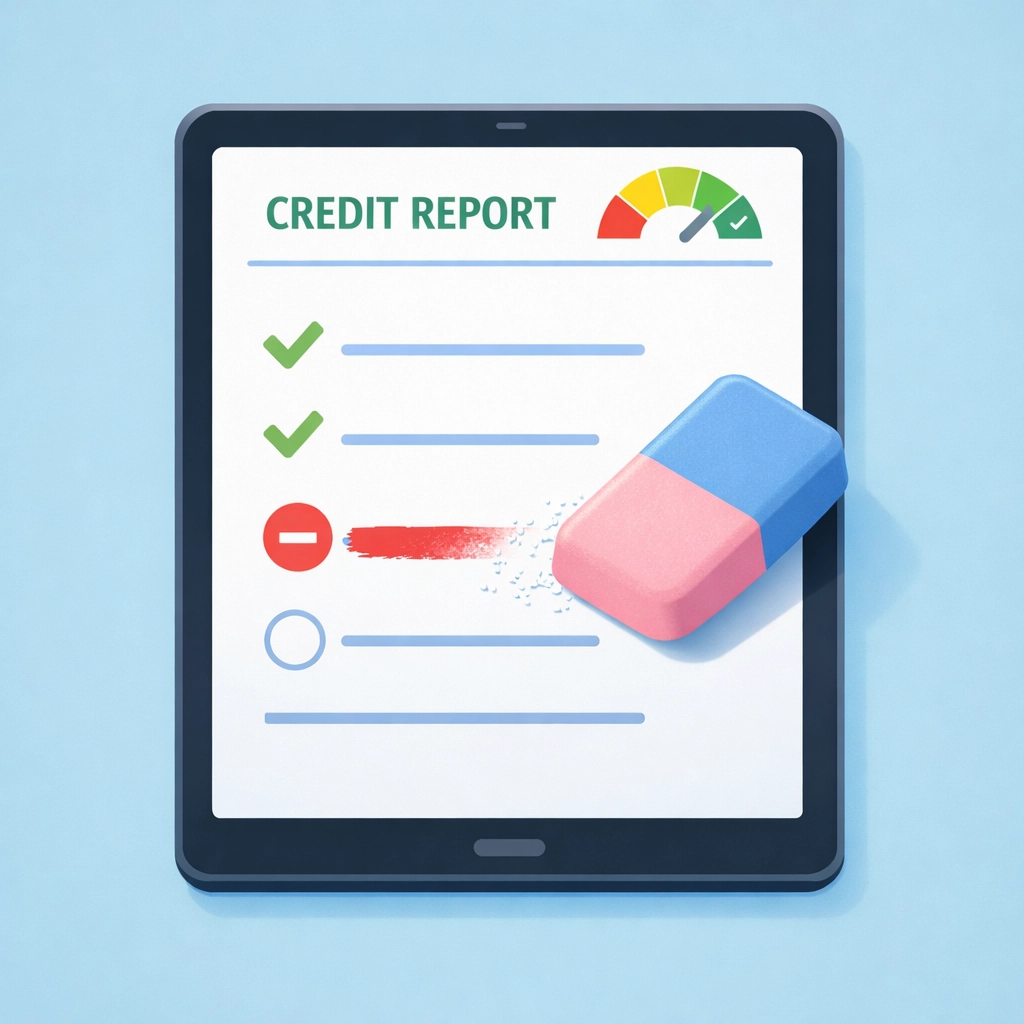 Eliminación de cuentas negativas en un reporte para la reparación de crédito efectiva.