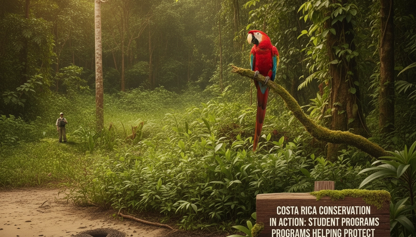 Costa Rica Conservation in Action: Student Programs Helping Protect Endangered Wildlife