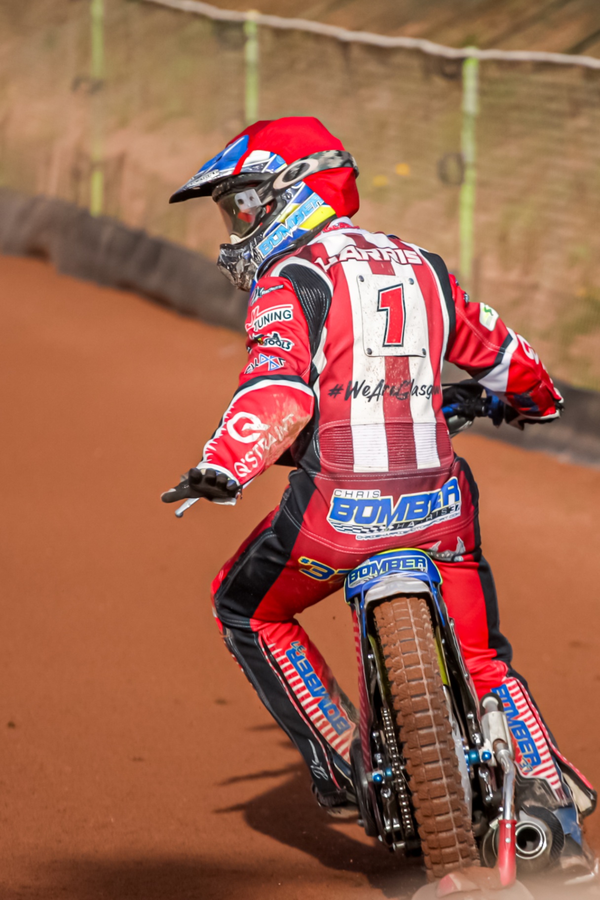 Speedway Racer in Custom Dstar Race Suit