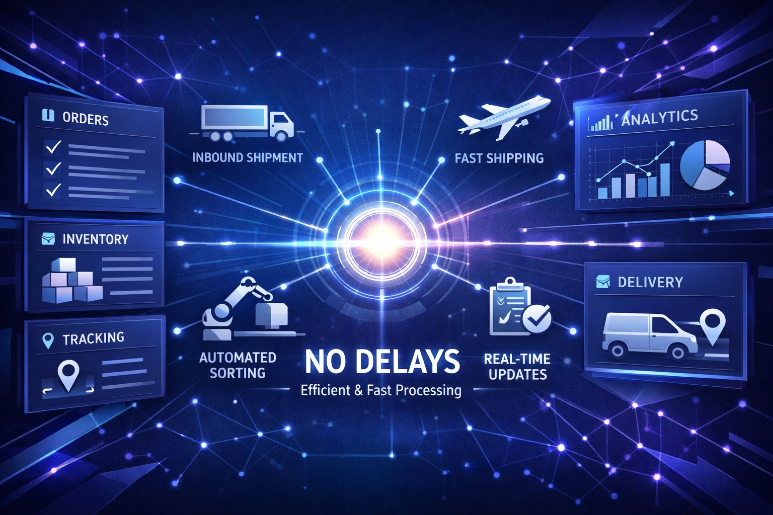 Digital dashboard illustrating efficient driver onboarding and streamlined logistics recruitment workflows.