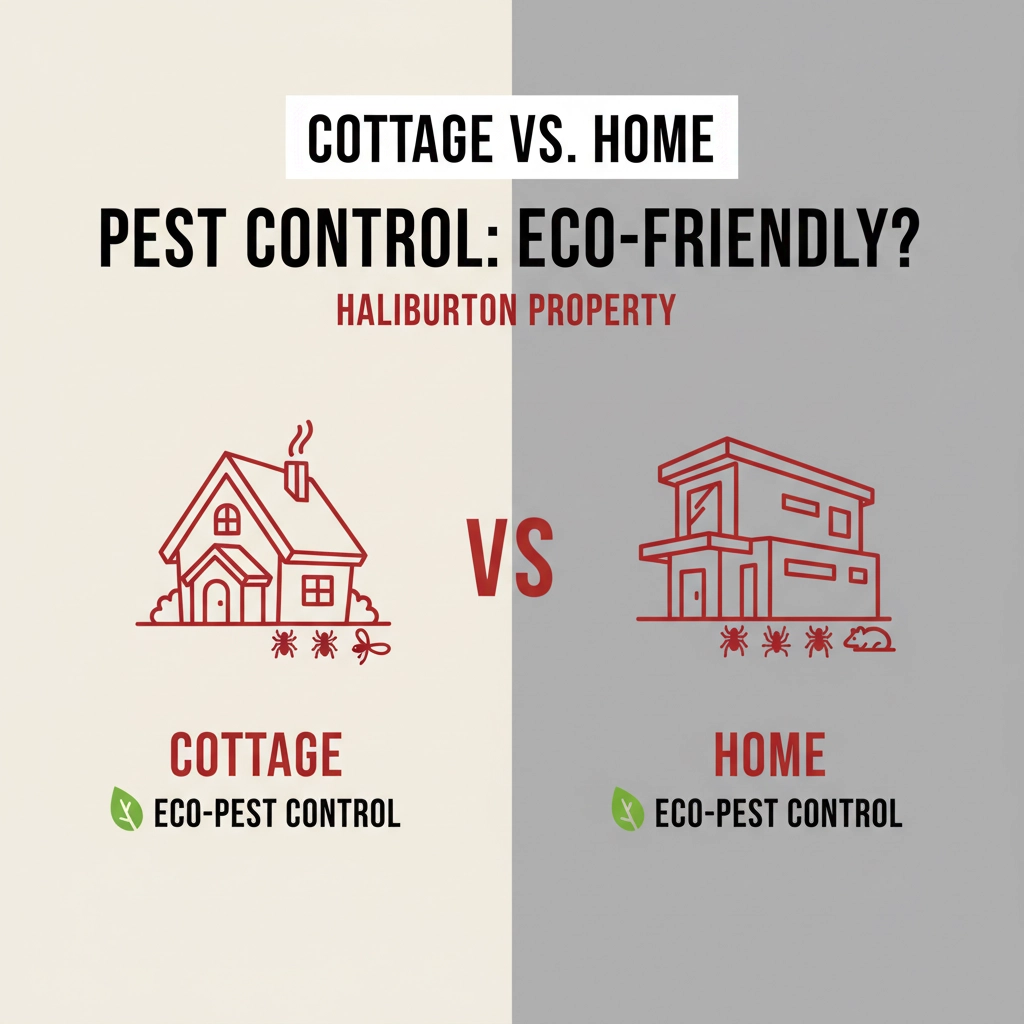Cottage vs. Home Pest Control: Which Eco-Friendly Approach Works Best for Your Haliburton Property?
