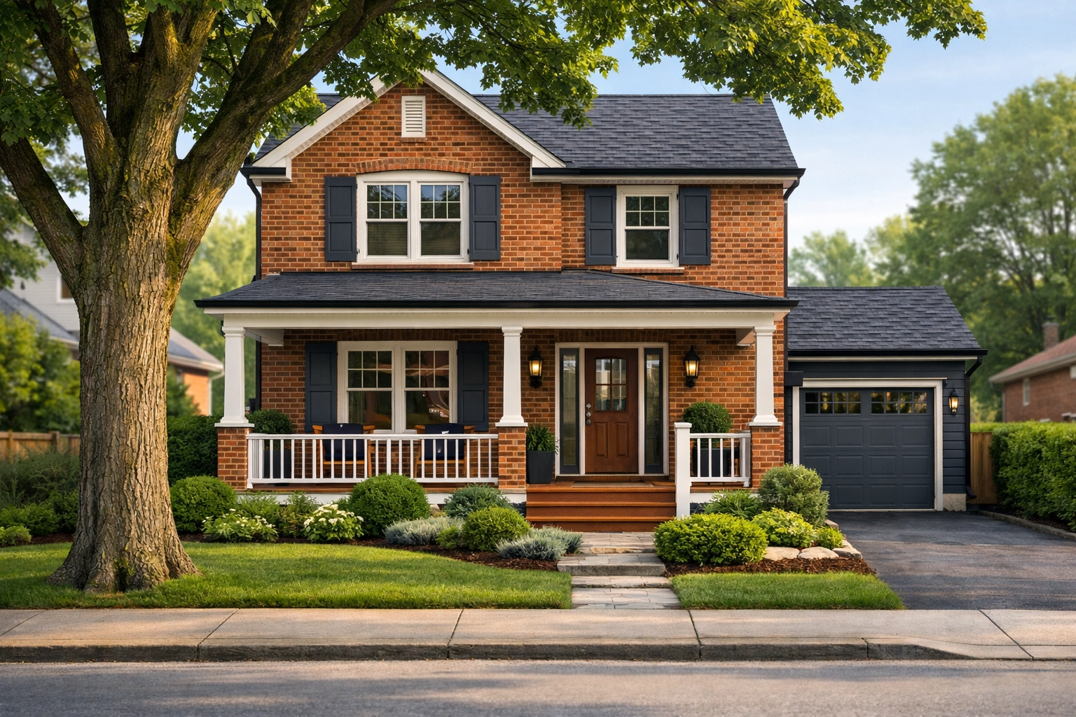 A brick detached house representing Scarborough homes for sale, offering value in a mature East End neighborhood.