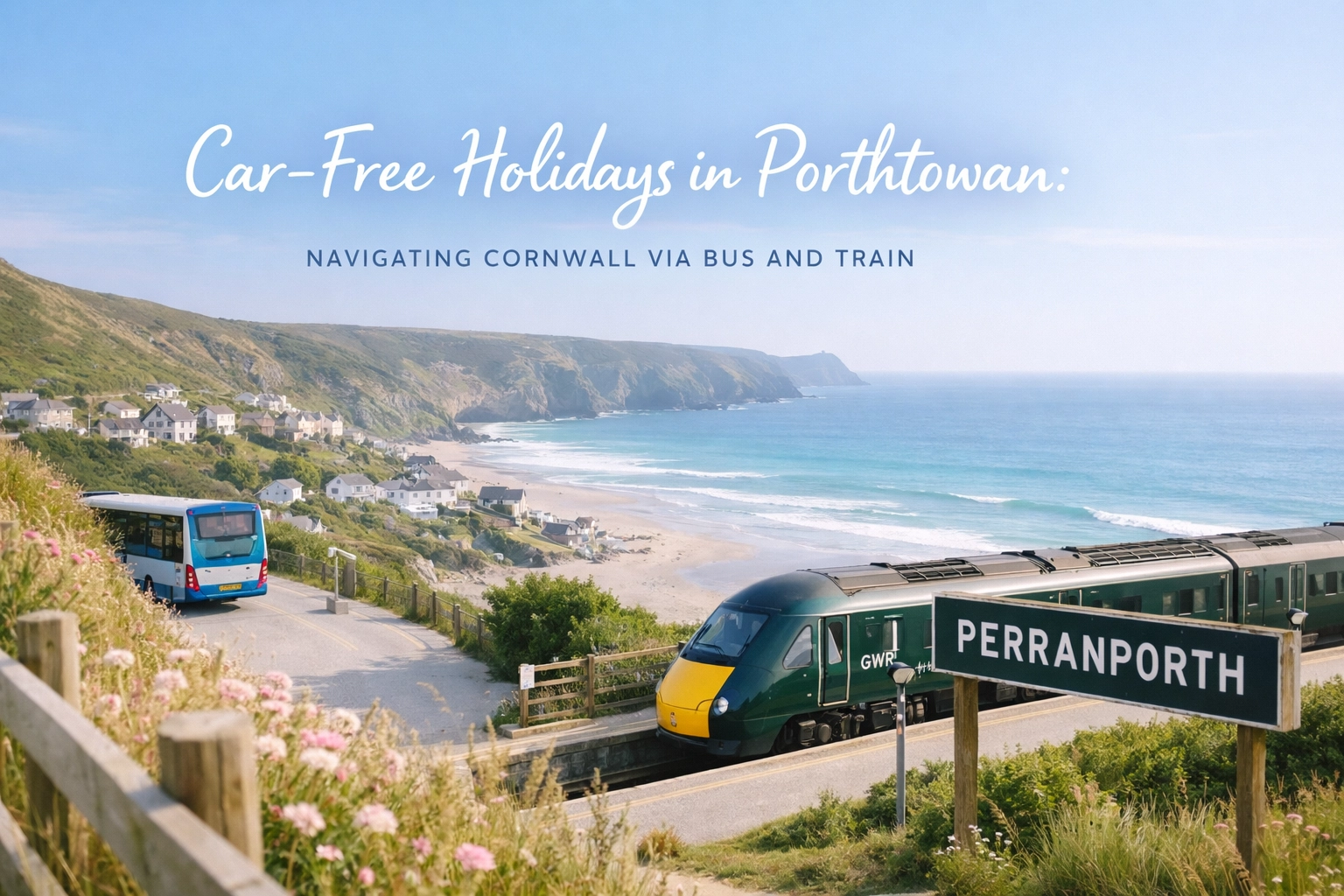 [HERO] Car-Free Holidays in Porthtowan: Navigating Cornwall via Bus and Train
