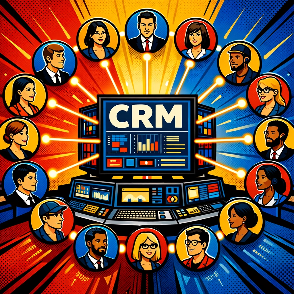 CRM automation platform connecting sales teams with business contacts across accounts