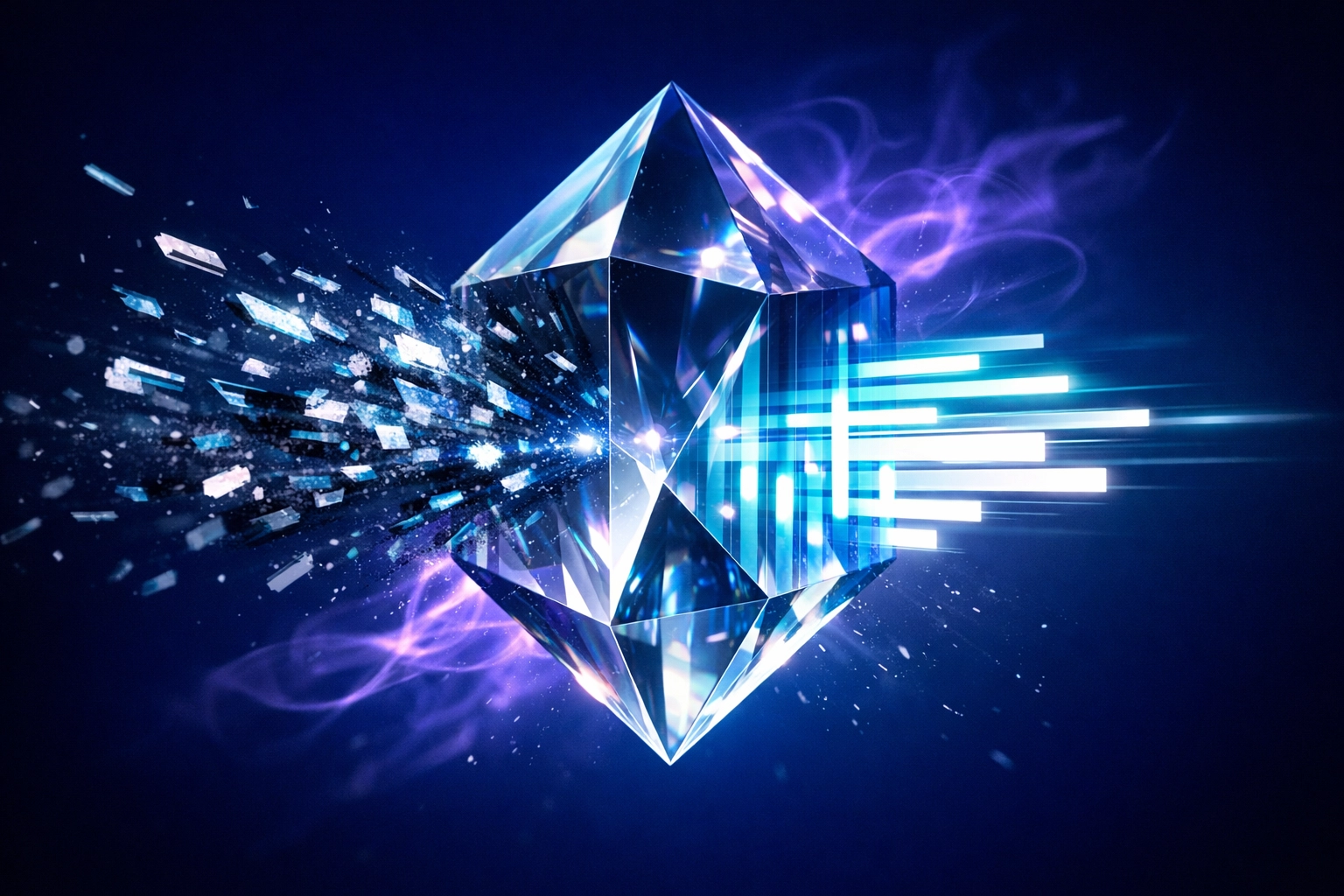 Digital prism visualizing real estate workflow automation turning messy data into structured leads.