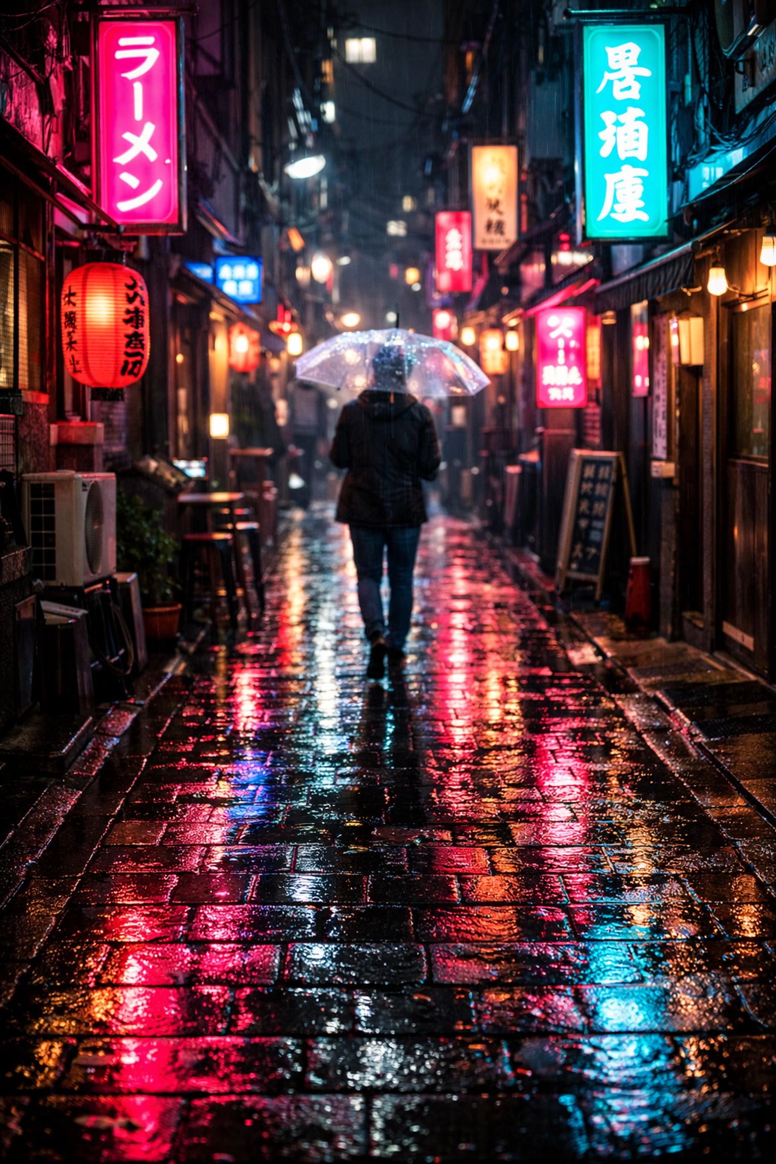 Vibrant night street photography tutorials showcasing neon lighting and sharp urban details.