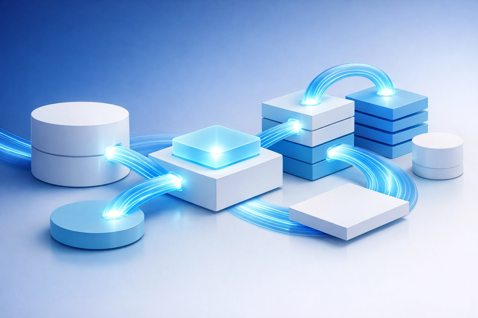 Integrated AI tools connecting multiple business systems and software platforms