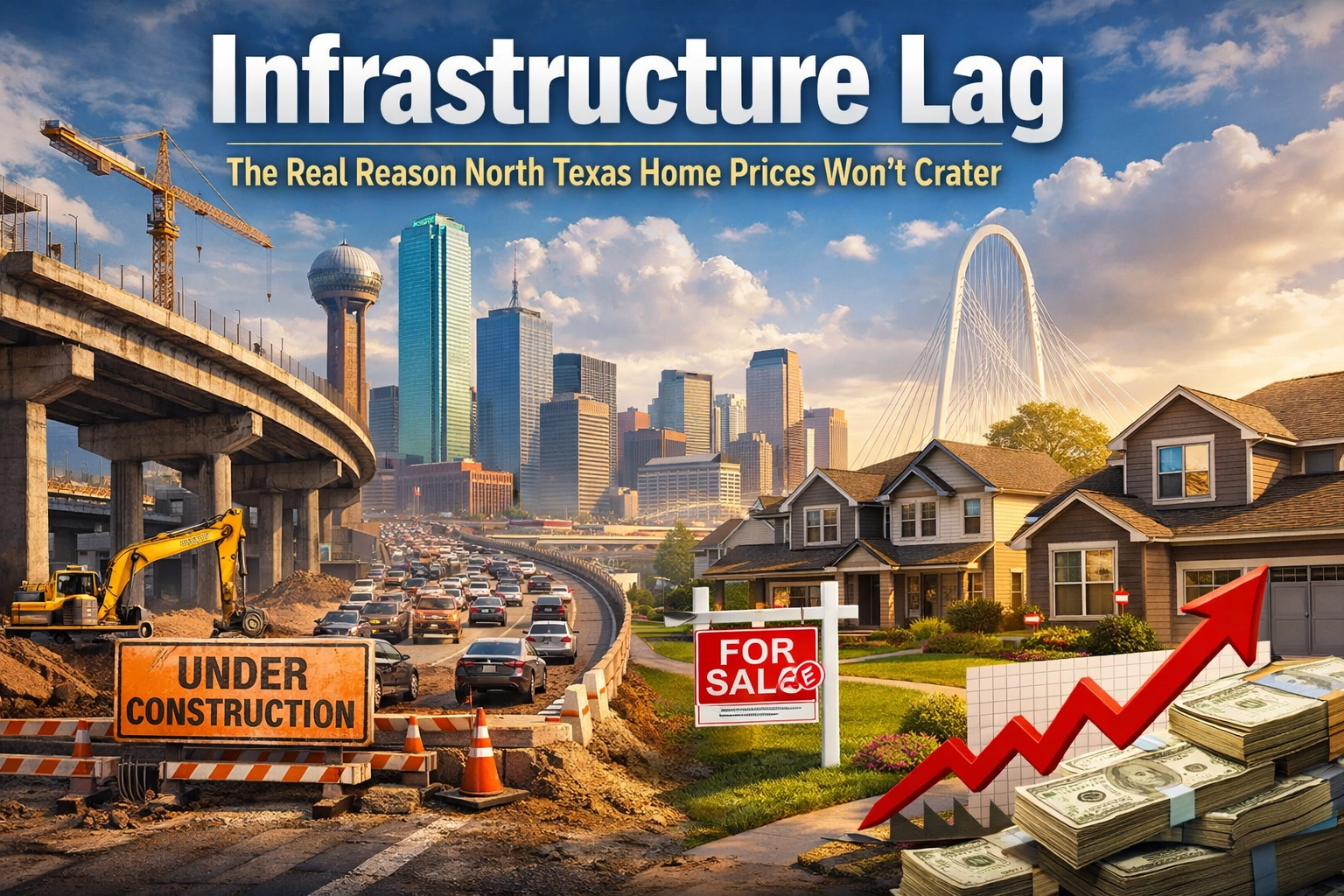 [HERO] Infrastructure Lag: The Real Reason North Texas Home Prices Won't Crater