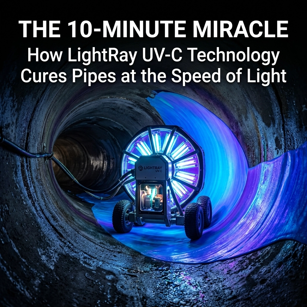 [HERO] The 10-Minute Miracle: How LightRay UV-C Technology Cures Pipes at the Speed of Light
