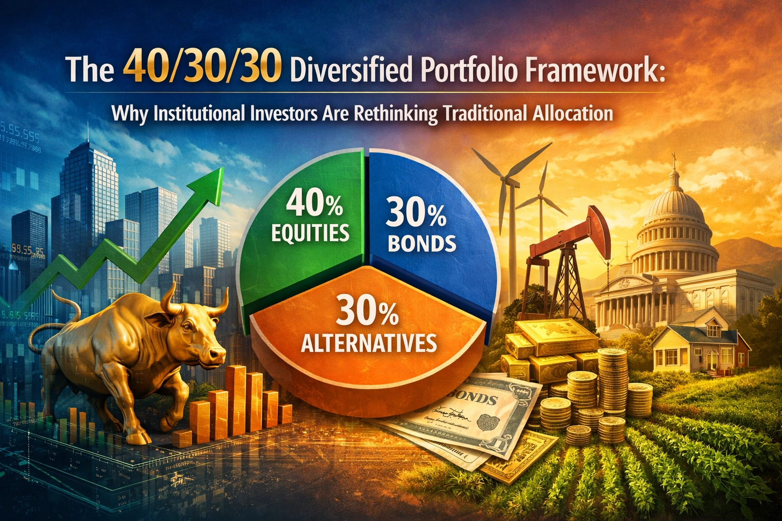 [HERO] The 40/30/30 Diversified Portfolio Framework: Why Institutional Investors Are Rethinking Traditional Allocation