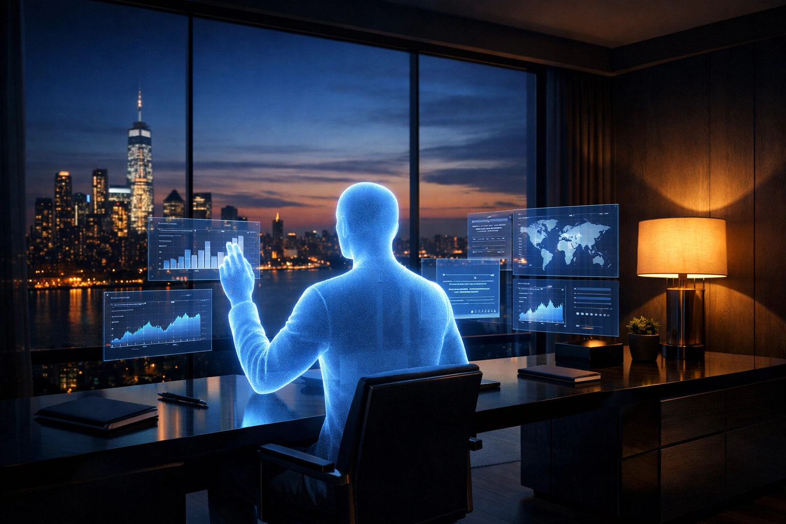 Un AI Manager gérant les données et interactions clients 24/7 de manière autonome.