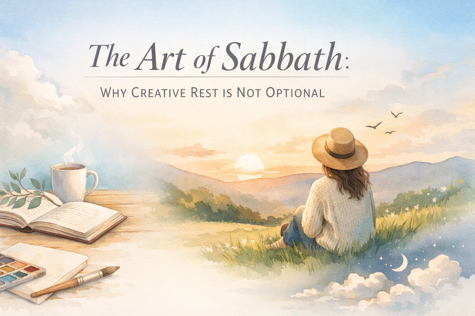 Let's be honest: when was the last time you truly rested? Not scrolled-through-Netflix-while-thinking-about-tomorrow's-to-do-list rest, but the kind of rest that actually fills you back up. If you're struggling to answer that, you're not alone. We've built a world that treats rest like a luxury instead of what it actually is: a sacred necessity. The Sabbath isn't just some ancient religious rule your grandmother followed. It's a radical reimagining of how we're meant to live, and it might be the most counter-cultural practice you can adopt in 2026.  What Sabbath Actually Means (Hint: It's Not Just Netflix)  Here's where most of us get it wrong. We think Sabbath means "stop working." But according to theological scholarship, true Sabbath rest means achieving a state of tranquility, serenity, peace, and repose . That's a far cry from binge-watching another season while anxiety gnaws at the back of your mind. The difference is crucial. Sabbath isn't passive: it's an active creation of meaning. It's not about withdrawing from labor; it's about intentionally creating space where you stop acting on the world so that both you and the world can rest. Think about that for a second. When you're constantly producing, consuming, optimizing, and hustling, you're never giving yourself or anyone around you permission to just be . The Sabbath flips that script entirely.  Why Creatives Burn Out Without It  If you're a creator, artist, writer, or anyone who works with your imagination, you've probably experienced this: the well runs dry. Your ideas feel stale. Everything you make feels forced. You're technically working, but nothing good is happening. That's not a creativity problem: it's a rest problem. Creative work requires a different kind of energy than other types of labor. You're not just executing tasks; you're pulling from something deeper. And that deeper place needs time to refill. Without genuine Sabbath rest, you're essentially trying to draw water from an empty well and wondering why you're only getting dust. The speed at which we live our lives today is fundamentally incompatible with creative depth. Judith Shulevitz's research on Sabbath practice reveals something powerful: the Sabbath represents a radical critique of modern pace, the ways we spend our time, and how we think about rest itself. It creates an entirely different conception of time, morality, rest, and community: essentially proposing an alternative world. And here's the kicker: that alternative world is exactly what your creativity needs to thrive .  The Spiritual Dimension You Can't Ignore  Even if you consider yourself spiritual-but-not-religious, there's a dimension to Sabbath practice that transcends specific faith traditions. The practice exists in various forms across different cultures and religions for a reason: it's tapping into something fundamental about human nature. From a Christian perspective, Sabbath is woven into the fabric of creation itself. God rested on the seventh day not because He was tired, but to model something essential for us. Rest isn't weak. Rest isn't optional. Rest is holy . When you practice Sabbath, you're declaring that your worth isn't tied to your productivity. You're saying that you're valuable simply because you exist, not because of what you produce. In a culture that constantly measures your worth by your output, that's a revolutionary act.  What Makes This Urgent Right Now  We're living in an attention economy where every app, platform, and algorithm is designed to keep you engaged, producing, and consuming. The default setting of modern life is acceleration. More content. More hustle. More optimization. More, more, more. The Sabbath now feels radically ancient and urgently needed  precisely because it runs counter to everything our culture pushes. It's not about productivity hacks or efficiency: it's about recognizing that constant acceleration is unsustainable and ultimately destructive. Without designated time for creative rest and reflection, you lose the capacity to examine your life and choices intentionally. You surrender to the default pace, letting the culture shape you instead of living from a place of intention and purpose.  How to Practice Sabbath as a Creative  So how do you actually do this? Here are some practical starting points: Pick a consistent time block.  Traditional Sabbath runs from sundown Friday to sundown Saturday, but you can adapt this to whatever works for your life. The key is consistency: same time, every week, no negotiation. Define your boundaries clearly.  What does rest mean for you? For some, it means no screens. For others, it means no work email or project planning. Get specific about what you're resting from . Replace hustle with presence.  Don't just stop working: actively fill that time with things that restore you. Long walks. Quality time with people you love. Prayer or meditation. Reading for pleasure. Cooking a real meal. Whatever fills your tank. Silence the guilt.  This is the hardest part. You'll feel guilty for "wasting" time. You'll think about all the things you "should" be doing. That guilt is just your hustle-culture programming talking. Sabbath rest isn't laziness: it's obedience to how you were designed. Make it sacred.  Even if you're not religious, treat this time as set apart. Light a candle. Say a prayer. Create some kind of ritual that marks the beginning and end of your Sabbath. This helps your brain shift gears.  The Ripple Effects You Won't Expect  Here's what happens when you commit to regular Sabbath practice: your Monday mornings feel different. You approach your creative work with fresh eyes. Ideas flow more naturally. You're less reactive and more intentional. But the benefits go beyond productivity (which, ironically, isn't even the point). You become more present with people. You notice things you've been too rushed to see. You reconnect with why you create in the first place, not just what  you're producing. You also give the people around you permission to rest. When they see you protecting your Sabbath time, it challenges their assumptions about constant availability and hustle. You become a living example that another way is possible.  The Bottom Line  Creative rest isn't a luxury, a productivity hack, or something you'll get to "when things slow down." Things won't slow down. The culture isn't going to suddenly shift toward valuing rest. You have to create this for yourself. The Sabbath is your declaration that you're more than your output, your worth isn't measured in productivity, and there's a different way to be human than constant acceleration toward burnout. Start with one day. Protect it fiercely. Fill it intentionally. Watch what happens not just to your creativity, but to your soul. Ready to explore more about building a faith-centered creative life? Check out our resources on sustainable creativity and spiritual growth  where we dive deeper into practices that actually work for modern believers trying to create meaningful work without burning out.