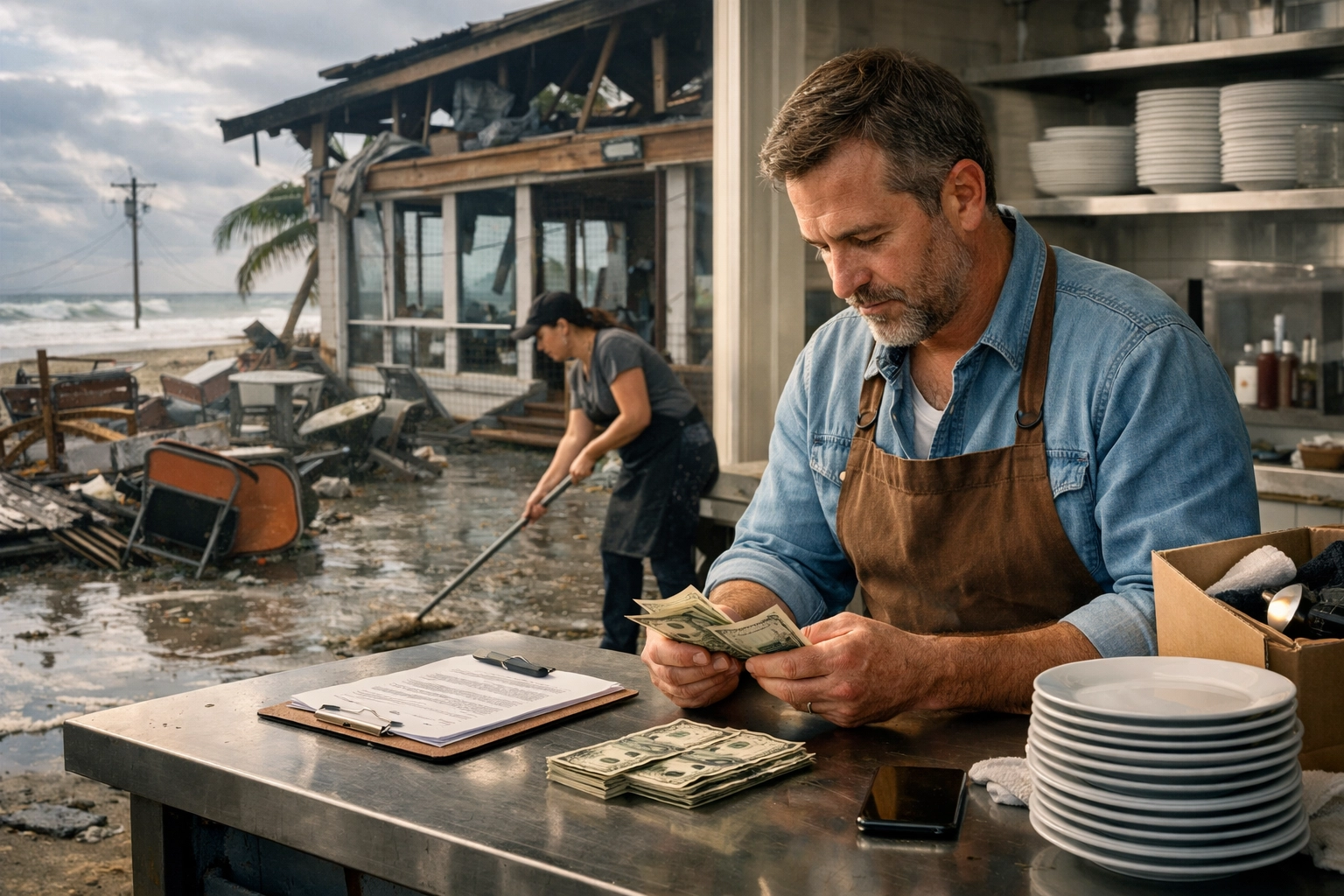 [HERO] Recoop Disaster Insurance: How a Lump-Sum Benefit Supports Immediate Restaurant Recovery After a Hurricane