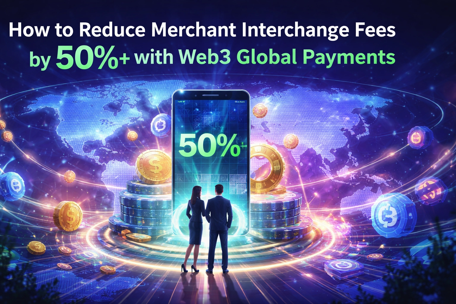 [HERO] How to Reduce Merchant Interchange Fees by 50%+ with Web3 Global Payments