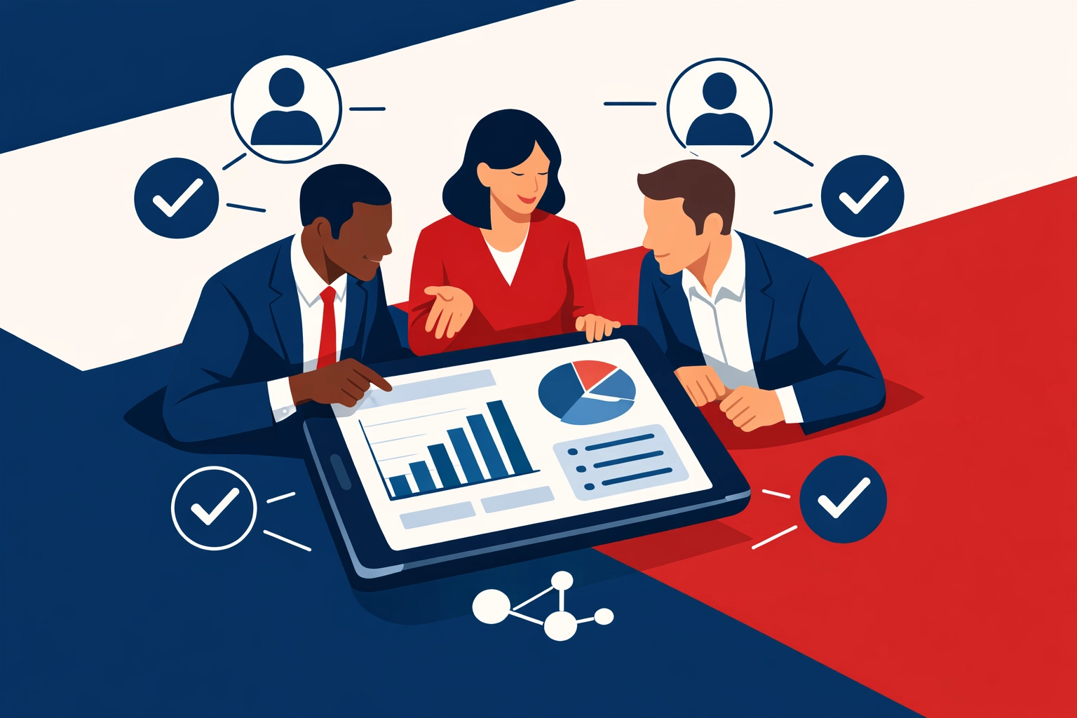 Team collaboration with cloud accounting software for small business