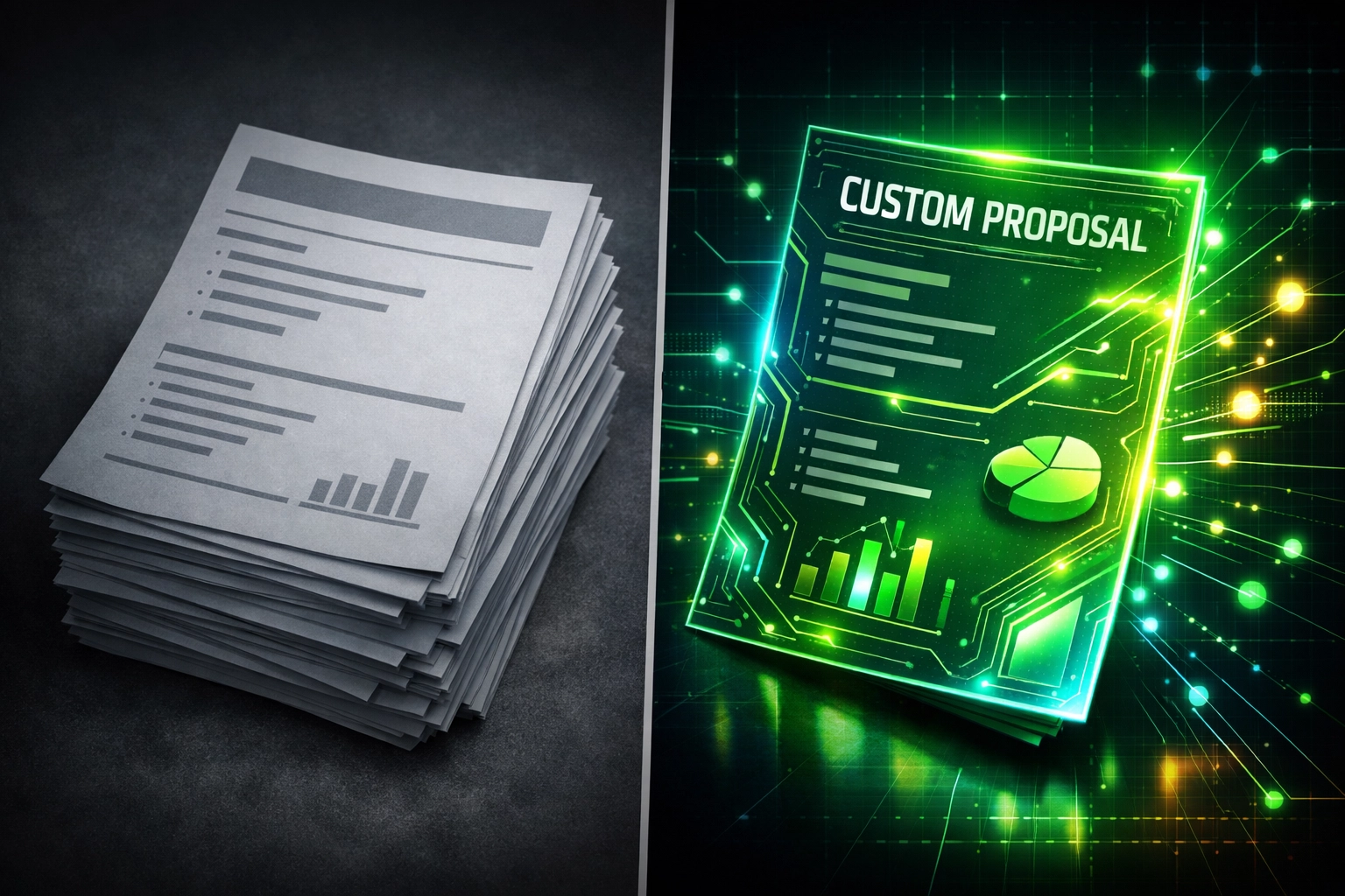 Comparison of generic versus customized government consulting proposals