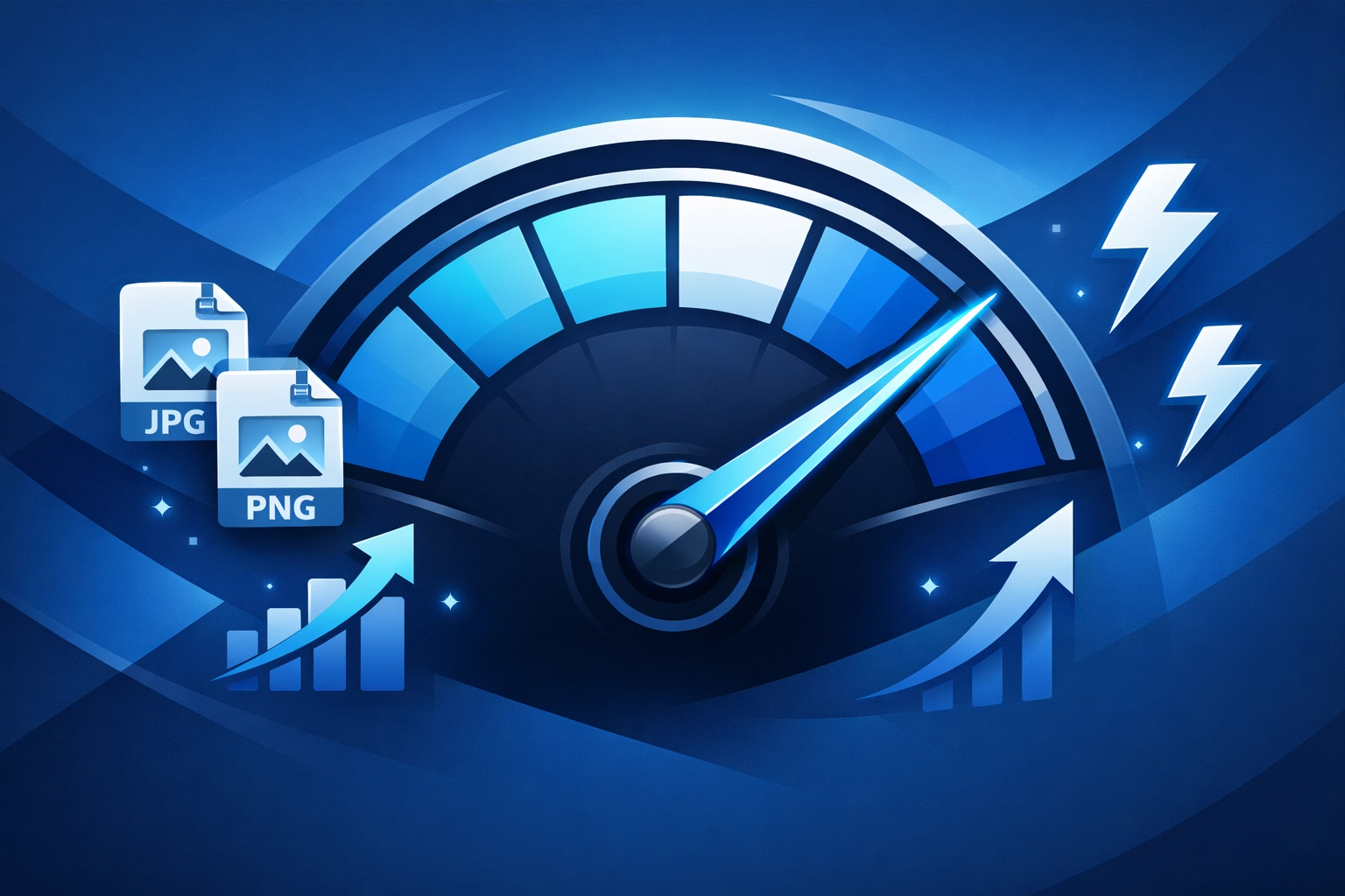 Website speed optimization dashboard showing fast page load performance
