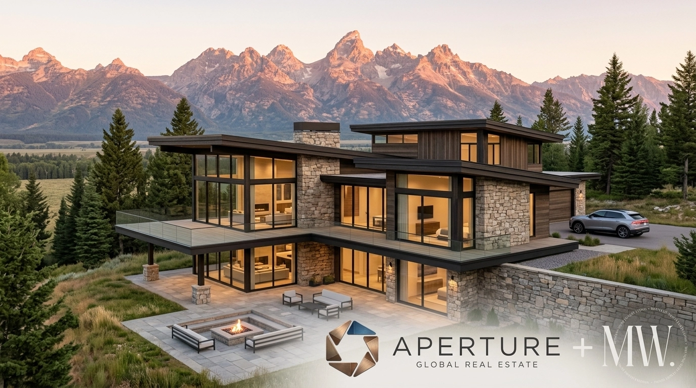 Luxury mountain home in Driggs with Teton views