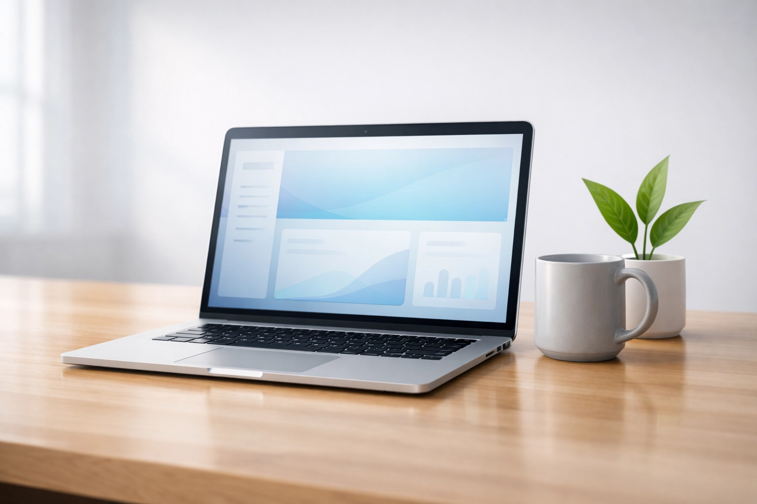 A modern laptop on a desk showing a streamlined professional tax software setup for service bureau scaling.