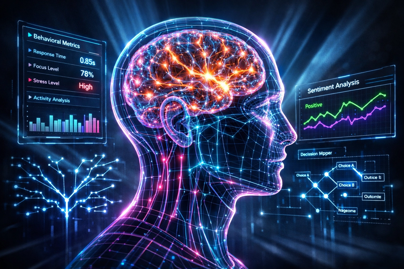 AI behavioral assessment analyzing candidate readiness and decision-making patterns