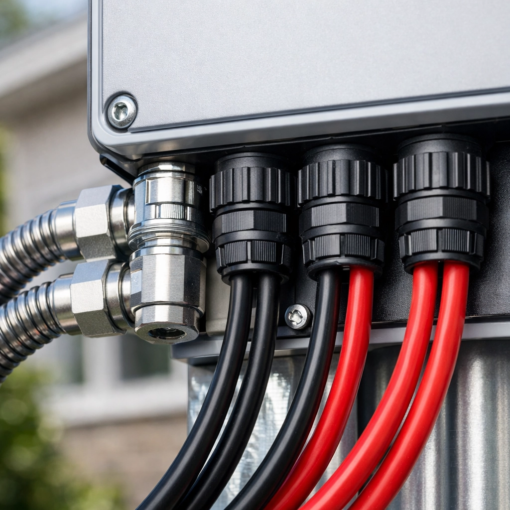 High-quality electrical conduit and wiring for a certified home energy storage system