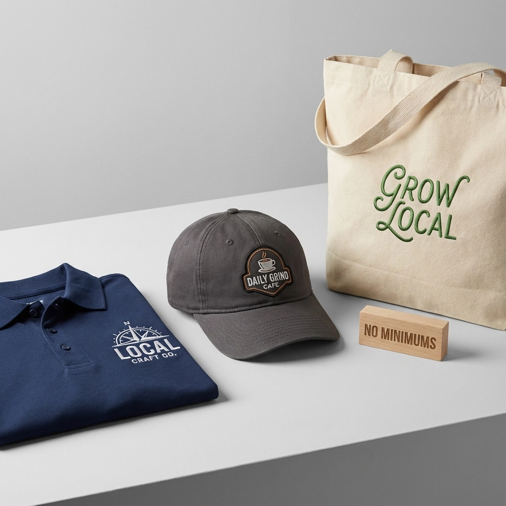 Embroidery Services Near Me with No Minimums: Top 5 Reasons Local Businesses Should Go Custom